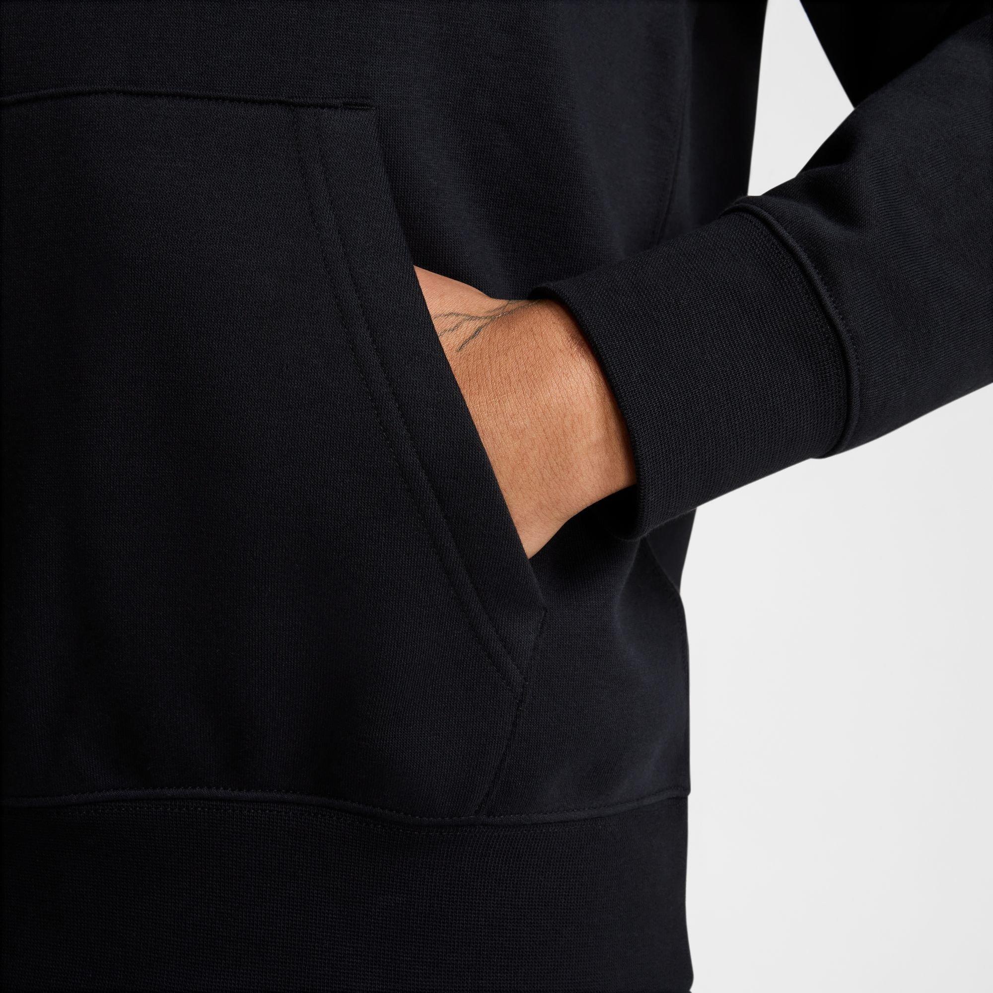 Schwarz/Schwarz - Nike - Men's Club Overhead Hoodie - 5