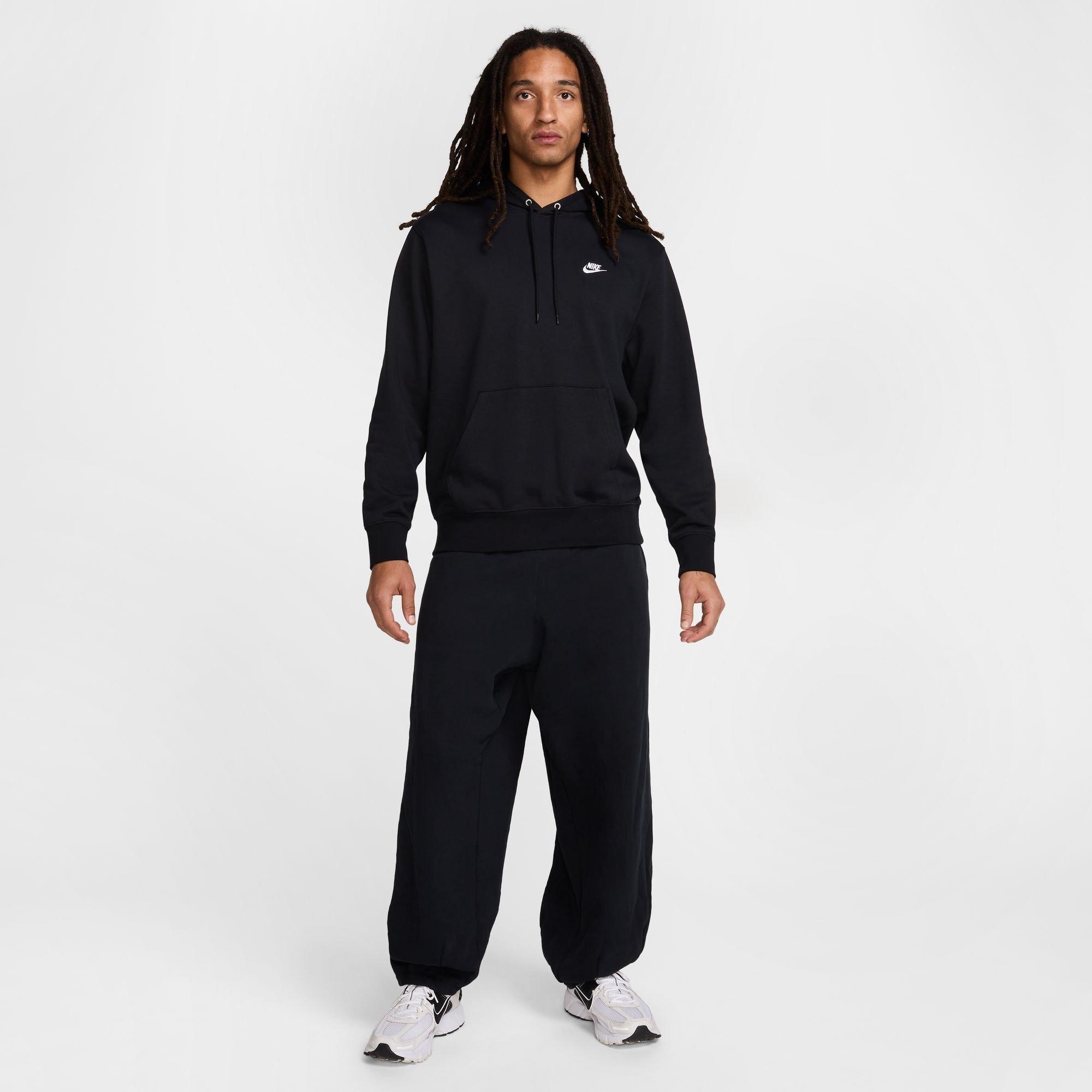 Schwarz/Schwarz - Nike - Men's Club Overhead Hoodie - 7