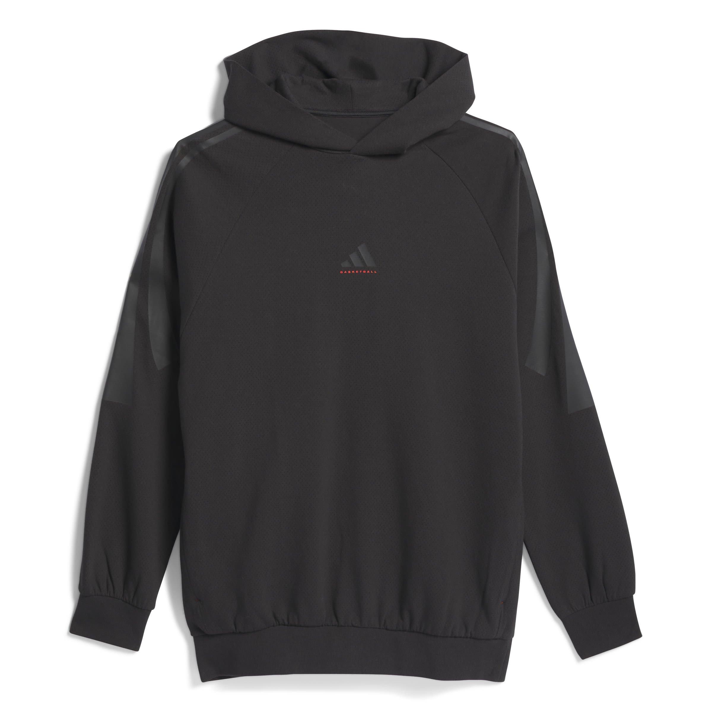 Adidas Men's Basketball Spacer Hoodie Adults - Black - S