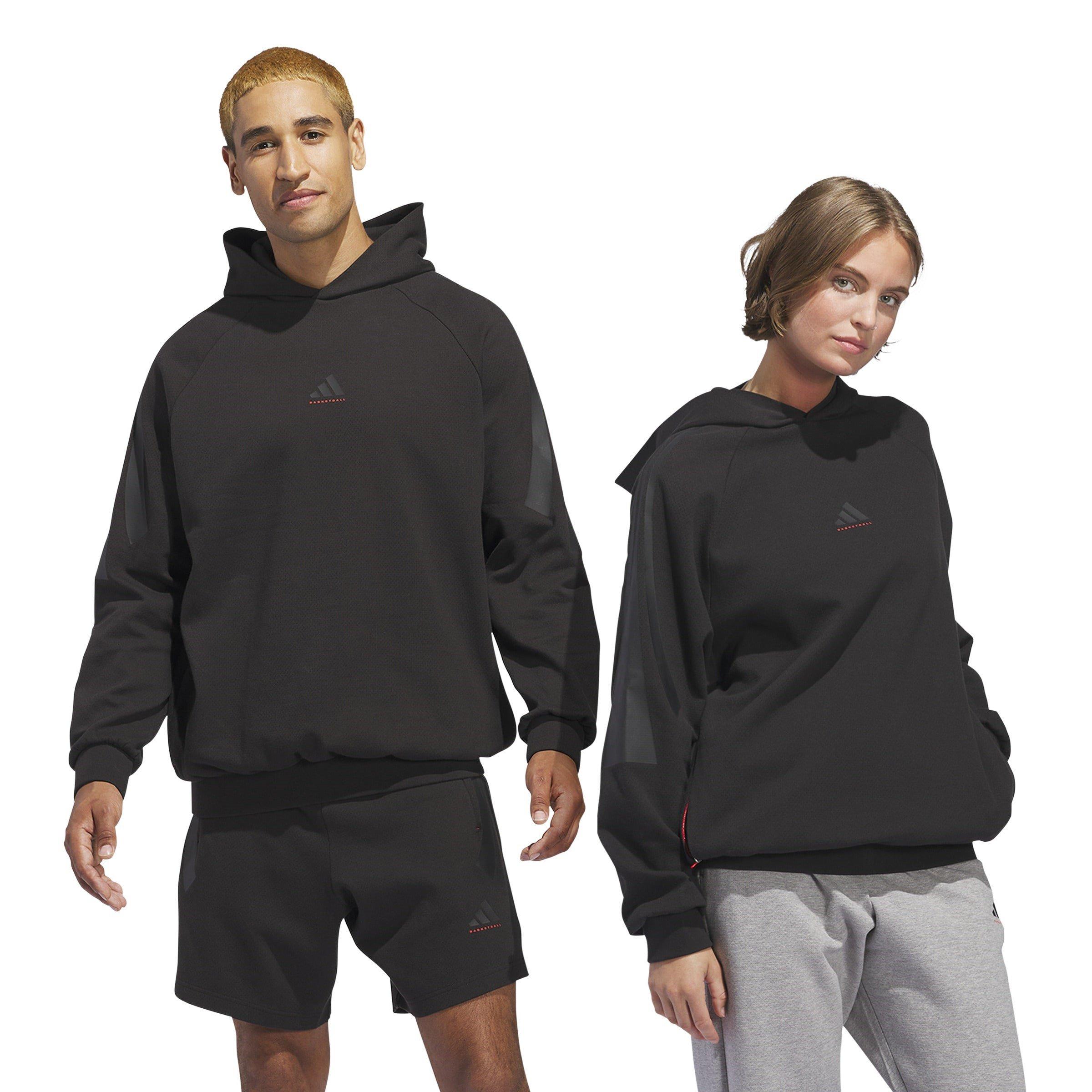 Nero - adidas - Basketball Spacer Hoodie Adults - 3