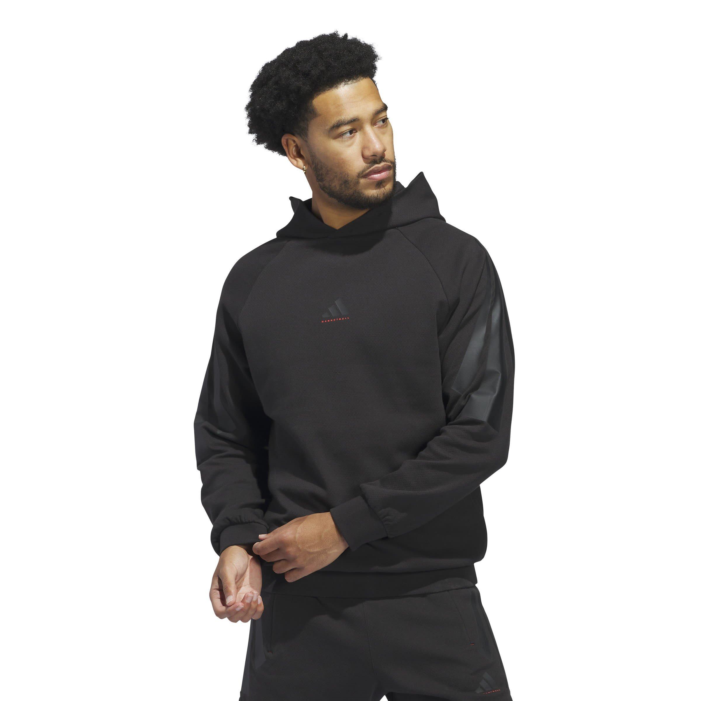 Nero - adidas - Basketball Spacer Hoodie Adults - 5