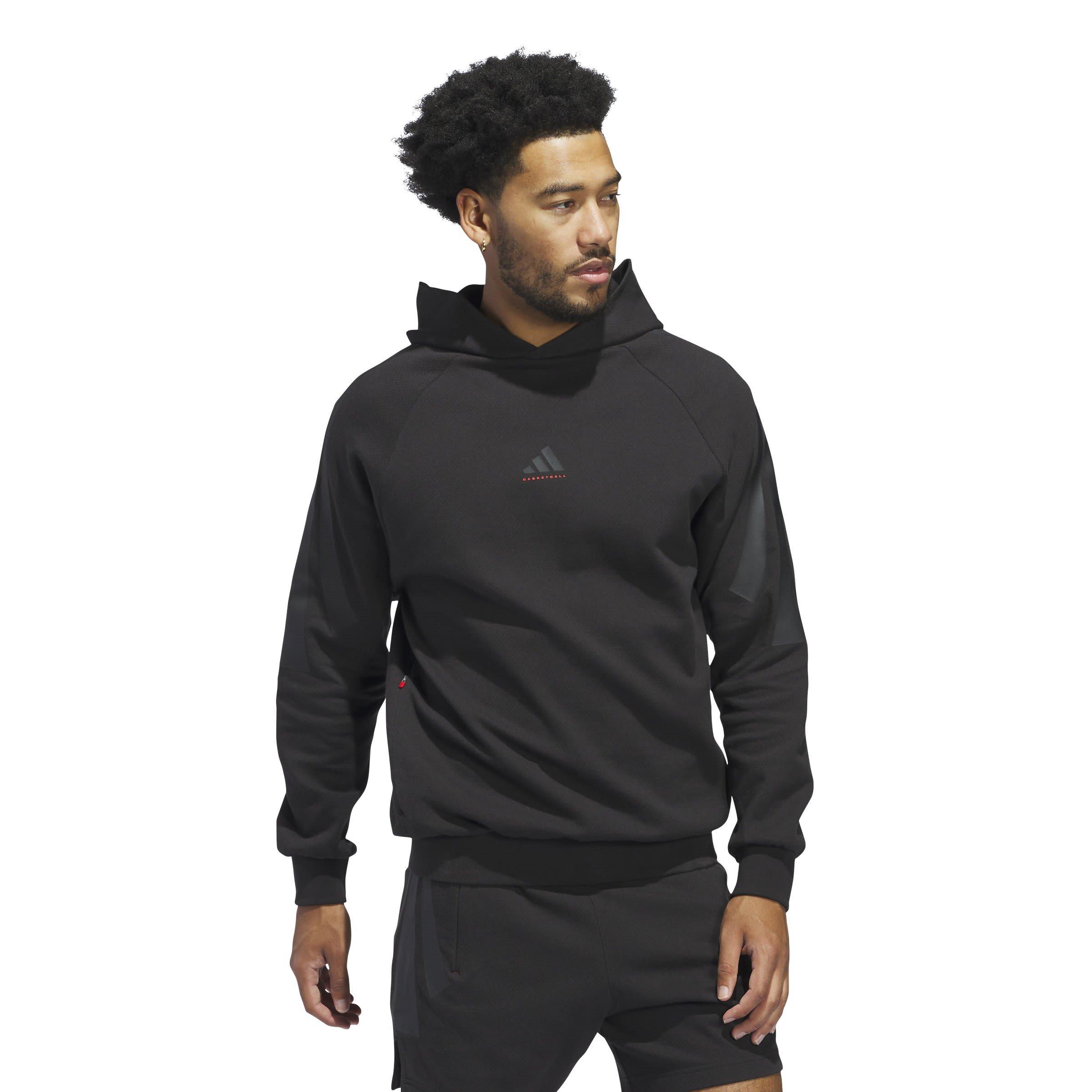 Nero - adidas - Basketball Spacer Hoodie Adults - 7