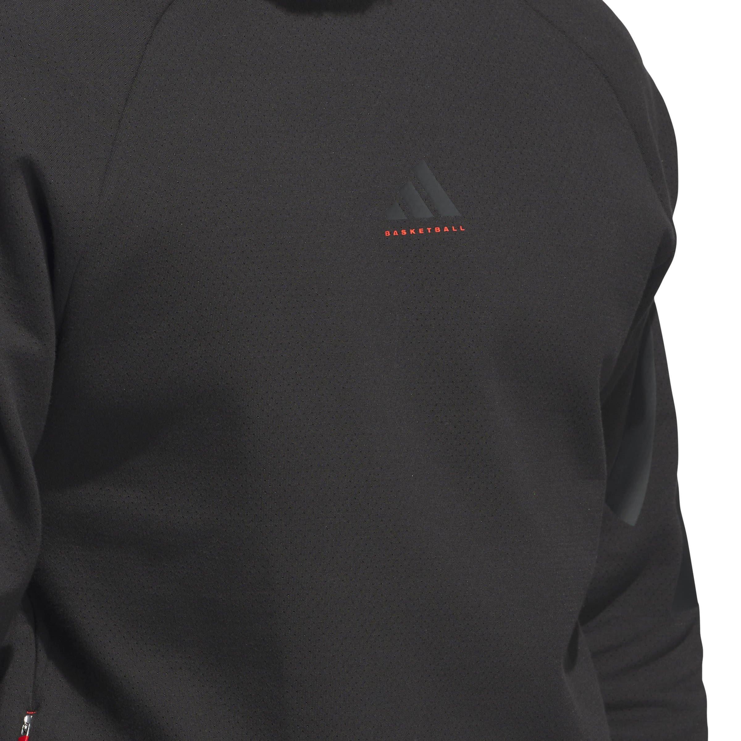 Nero - adidas - Basketball Spacer Hoodie Adults - 8