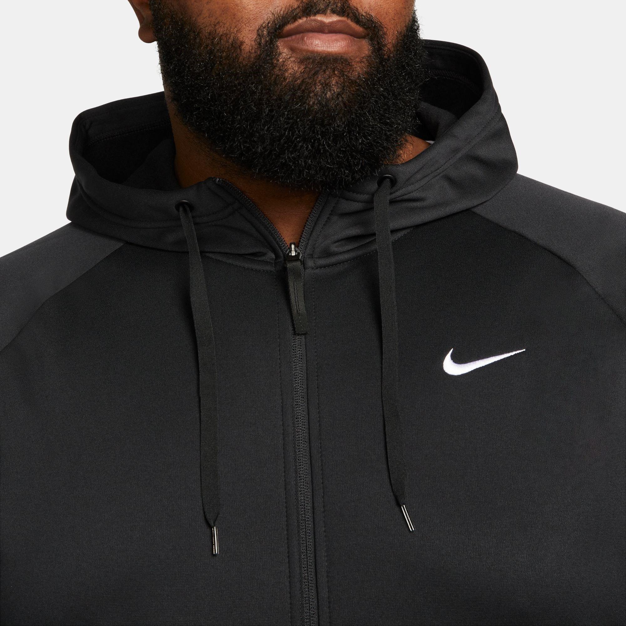 Schwarz - Nike - Dri-FIT Men's Full-Zip Training Hoodie - 8