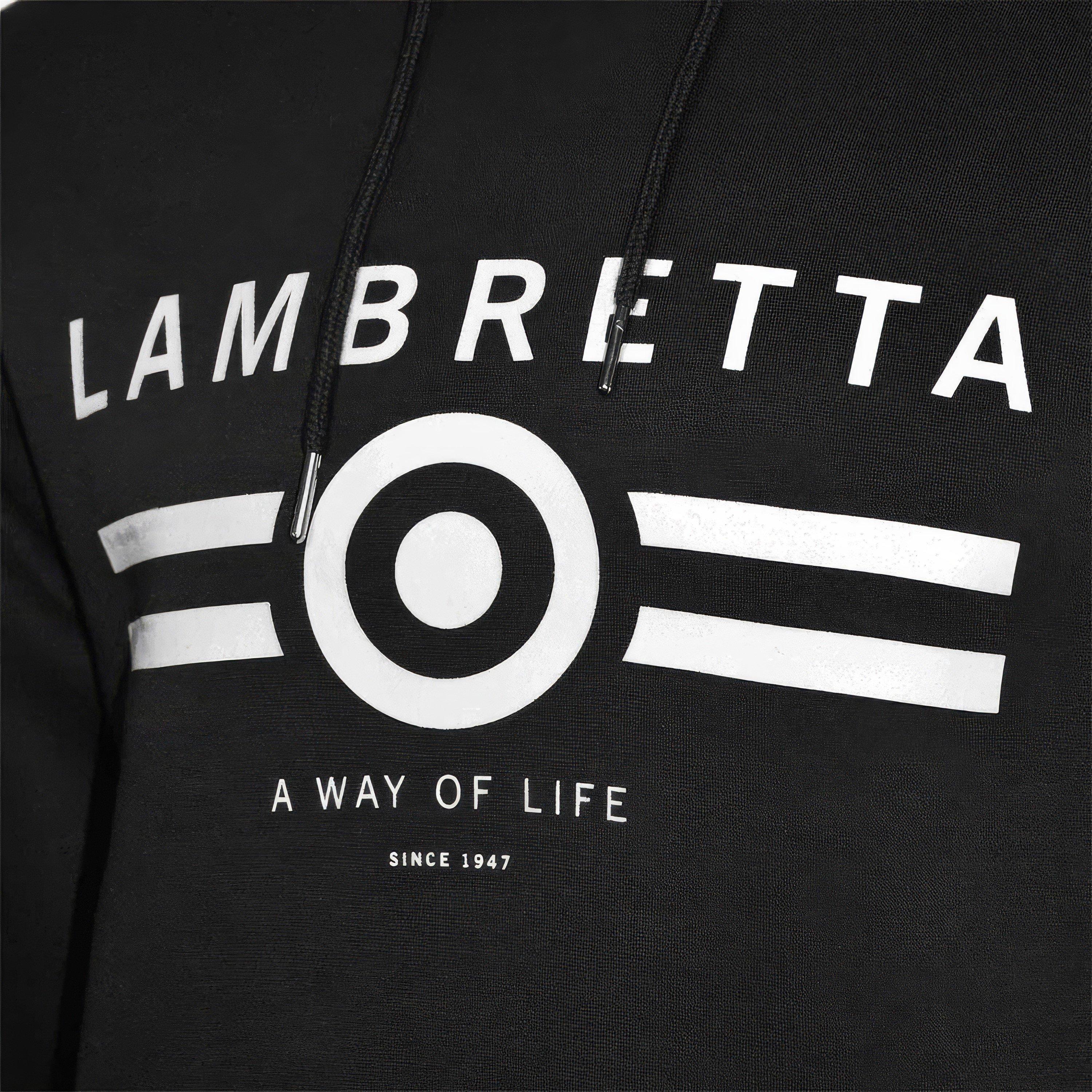 Zwart - Lambretta - Hoodie - 2