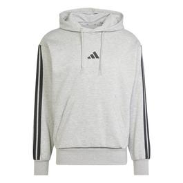 adidas Essentials Fleece 3 Stripes Hoodie Mens