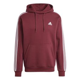 adidas Essentials Fleece 3 Stripes Hoodie Mens