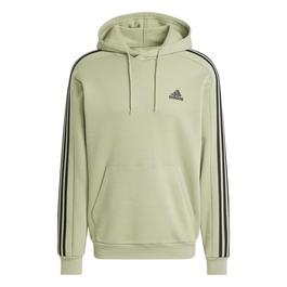 adidas Essentials Fleece 3 Stripes Hoodie Mens