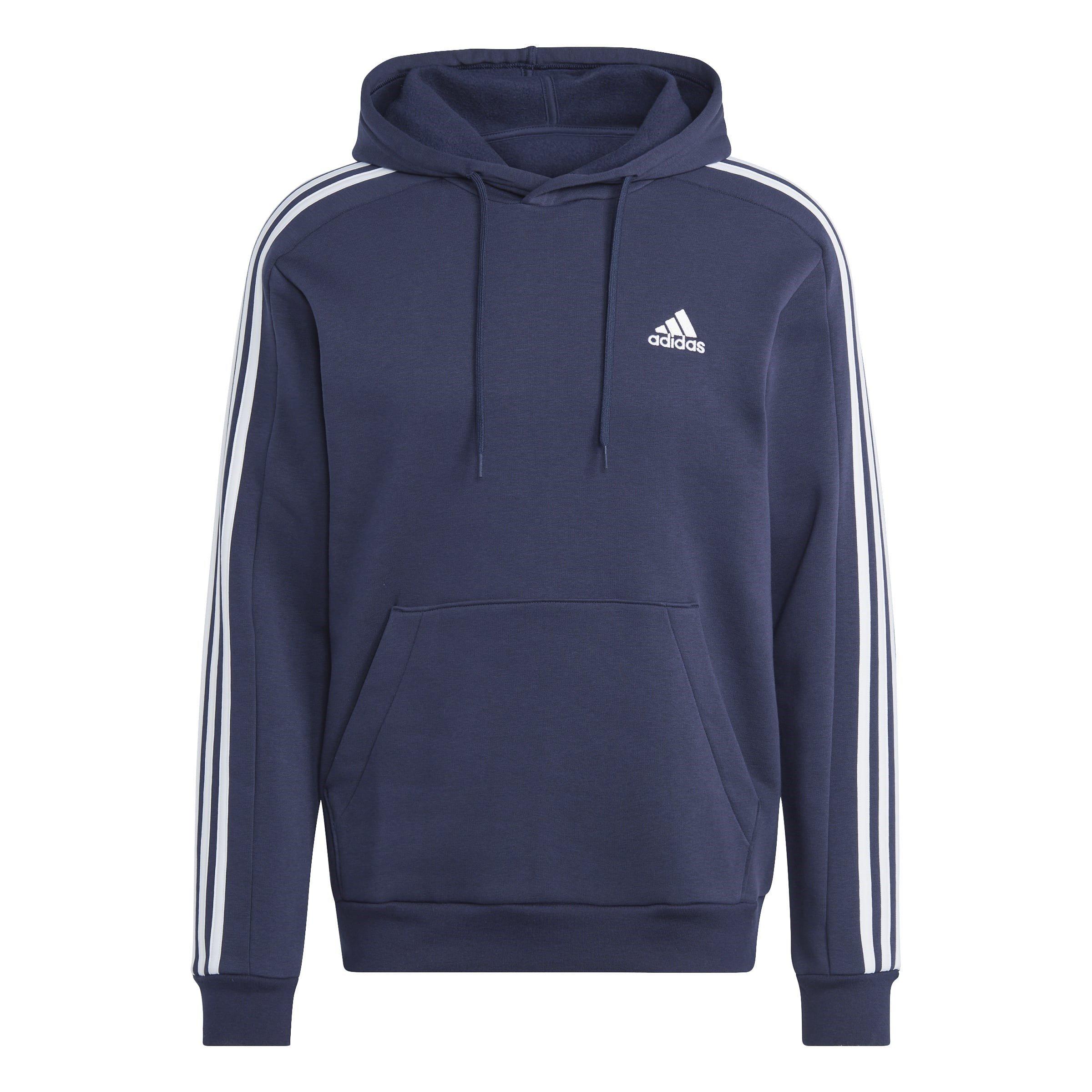 adidas Essentials Fleece 3 Stripes Hoodie Mens OTH Kapuzenpullover Sports Direct