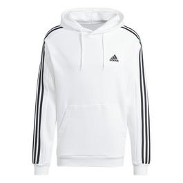 adidas Essentials Fleece 3 Stripes Hoodie Mens