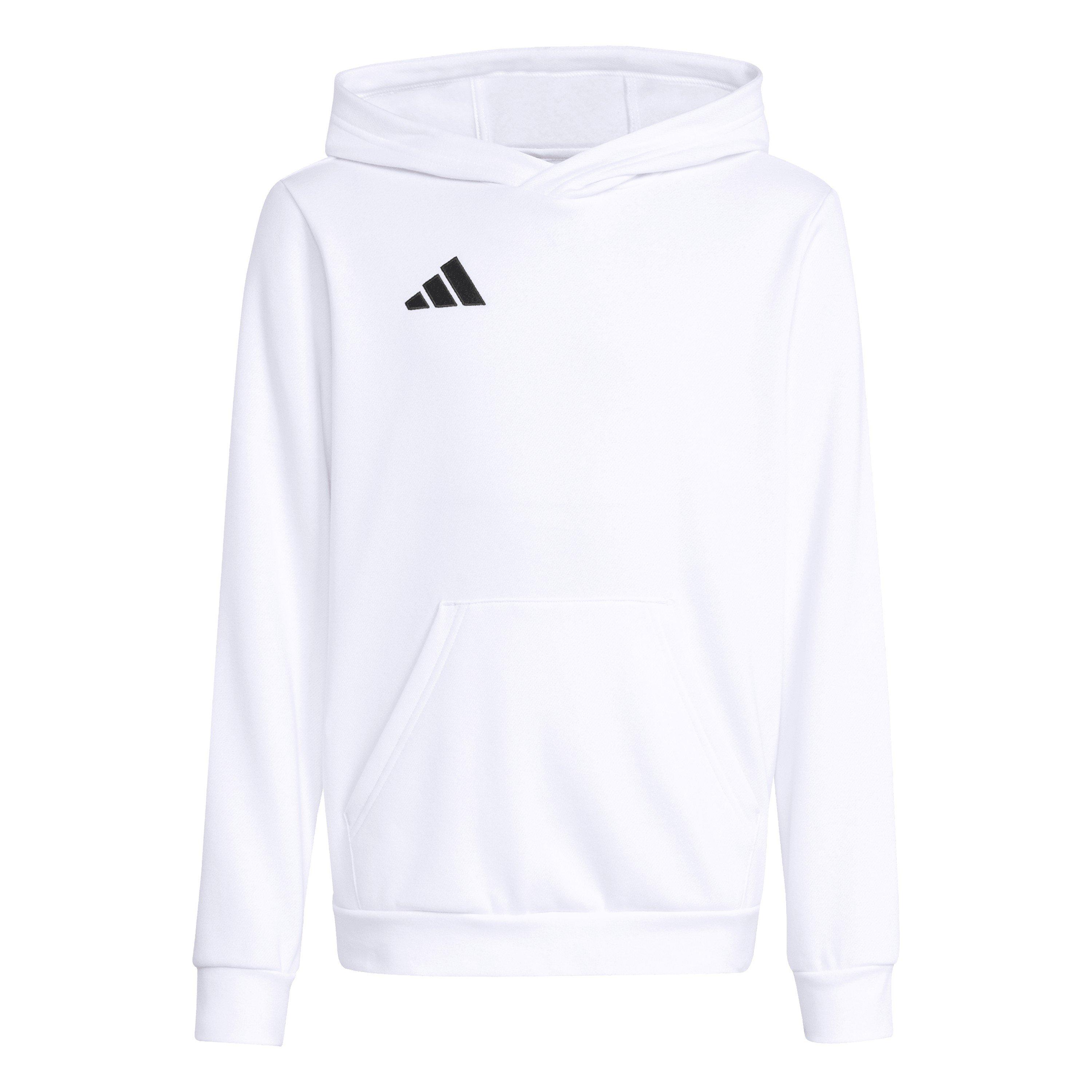 Adidas  Kids Ent22 Hoodie Juniors - White/Black - 7-8 Years