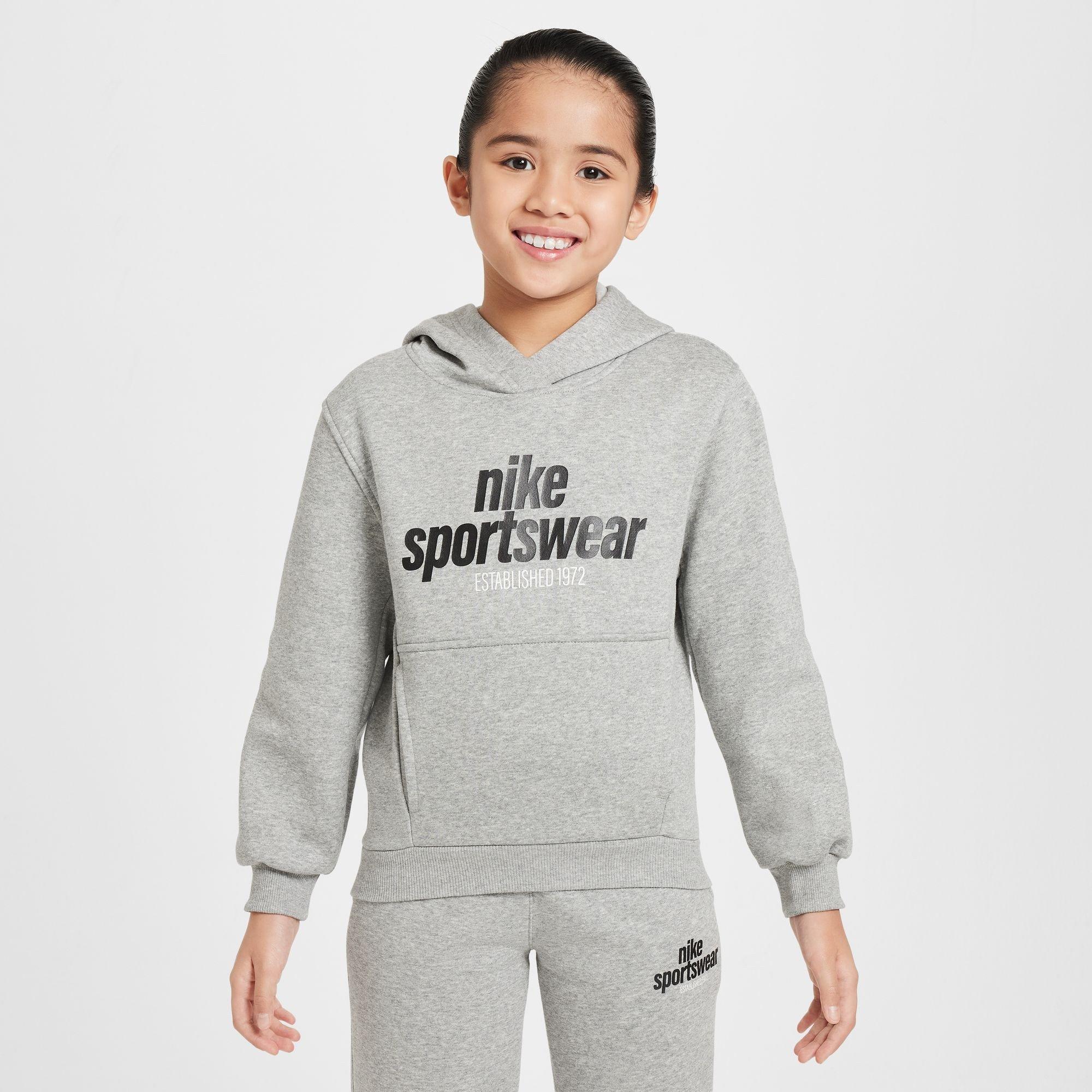 Dk Grey Heather - Nike - Nike K NSW Clb FLC H Jn99 - 1