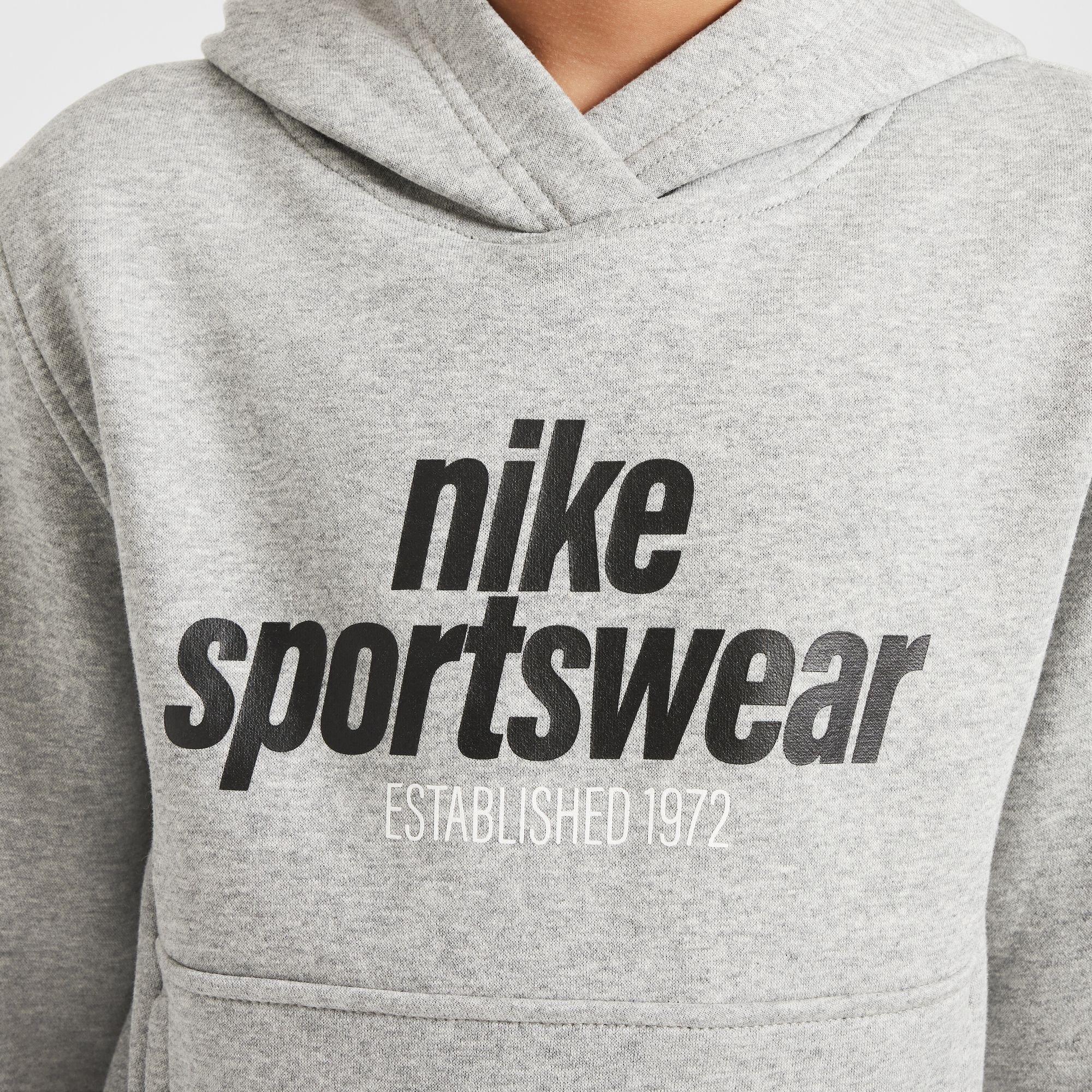 Dk Grey Heather - Nike - Nike K NSW Clb FLC H Jn99 - 4