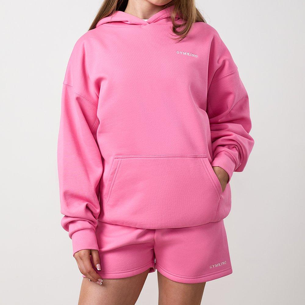 Anjerroze - Gym King - Gym King Junior 365 Relaxed Fit Hood - Carnation Pink - 3