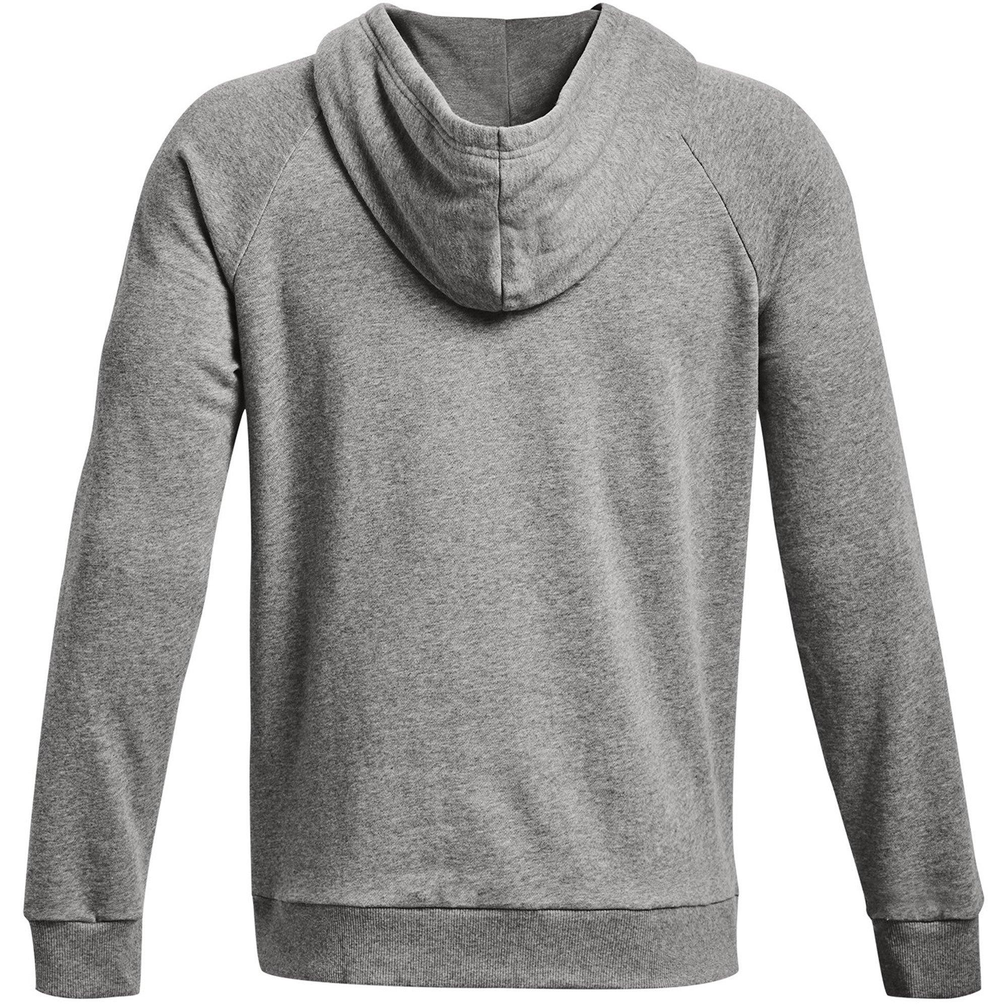 Castlerock/Wht - Under Armour - Rival Fleece Pull Over Hoodie - 2
