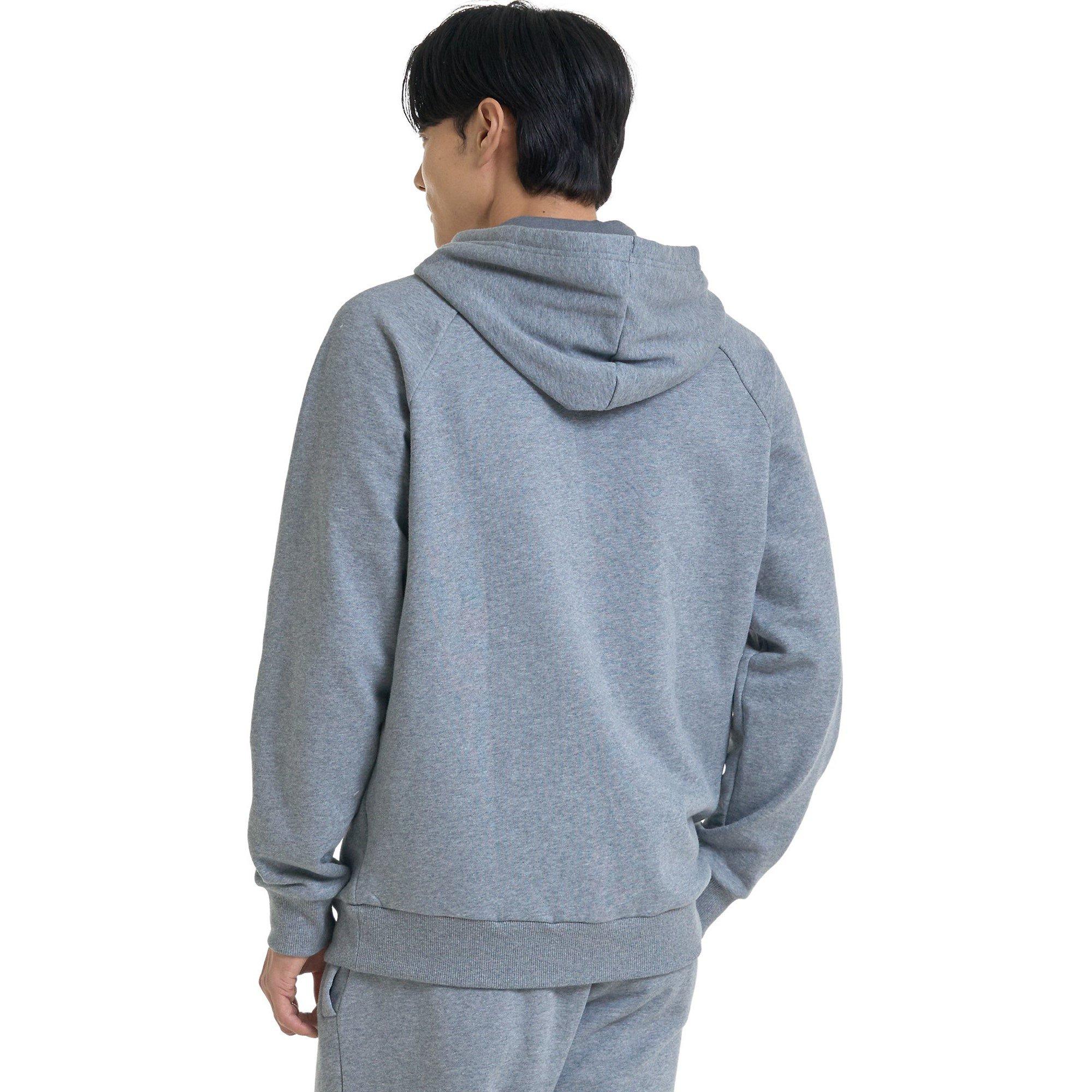 Castlerock/Wht - Under Armour - Rival Fleece Pull Over Hoodie - 6