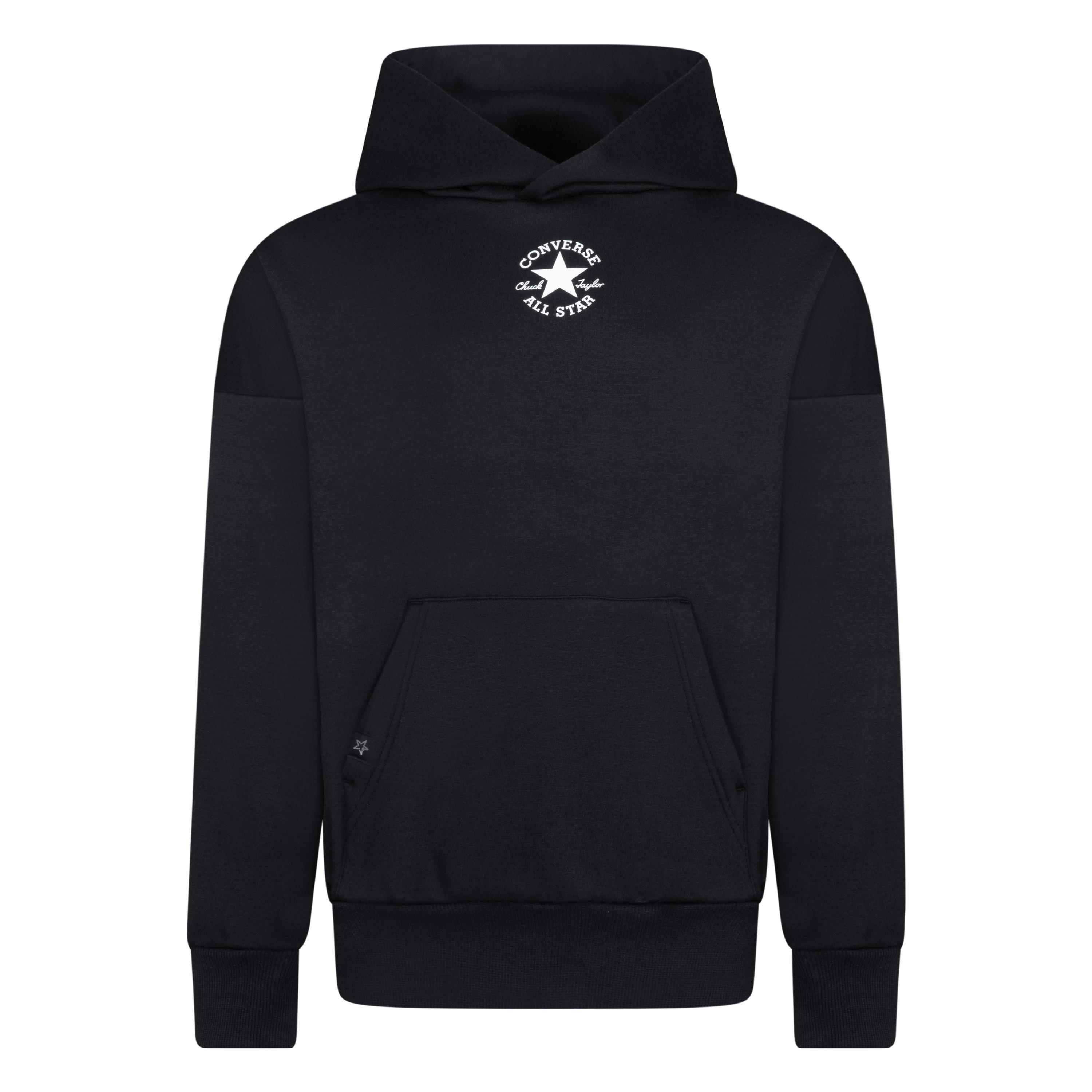 Black - Converse - Unisex Kids' Pull Over Hoodie - 1