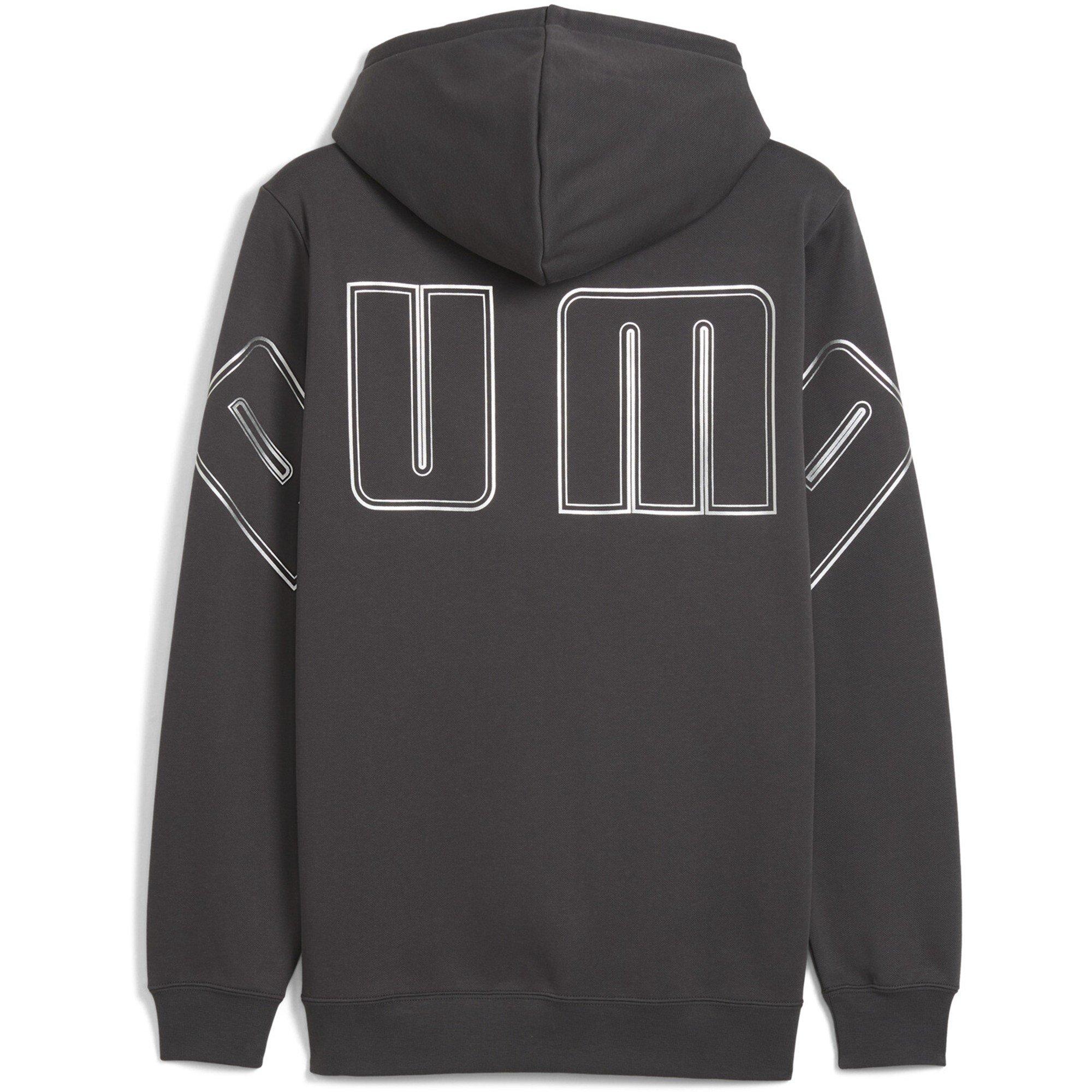 Gris Foncé - Puma - Men's Maximal Metallic Overhead Hoodie - 2