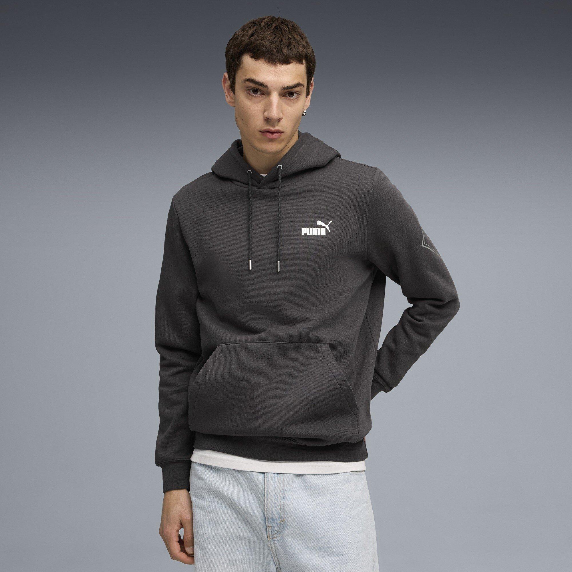 Gris Foncé - Puma - Men's Maximal Metallic Overhead Hoodie - 3