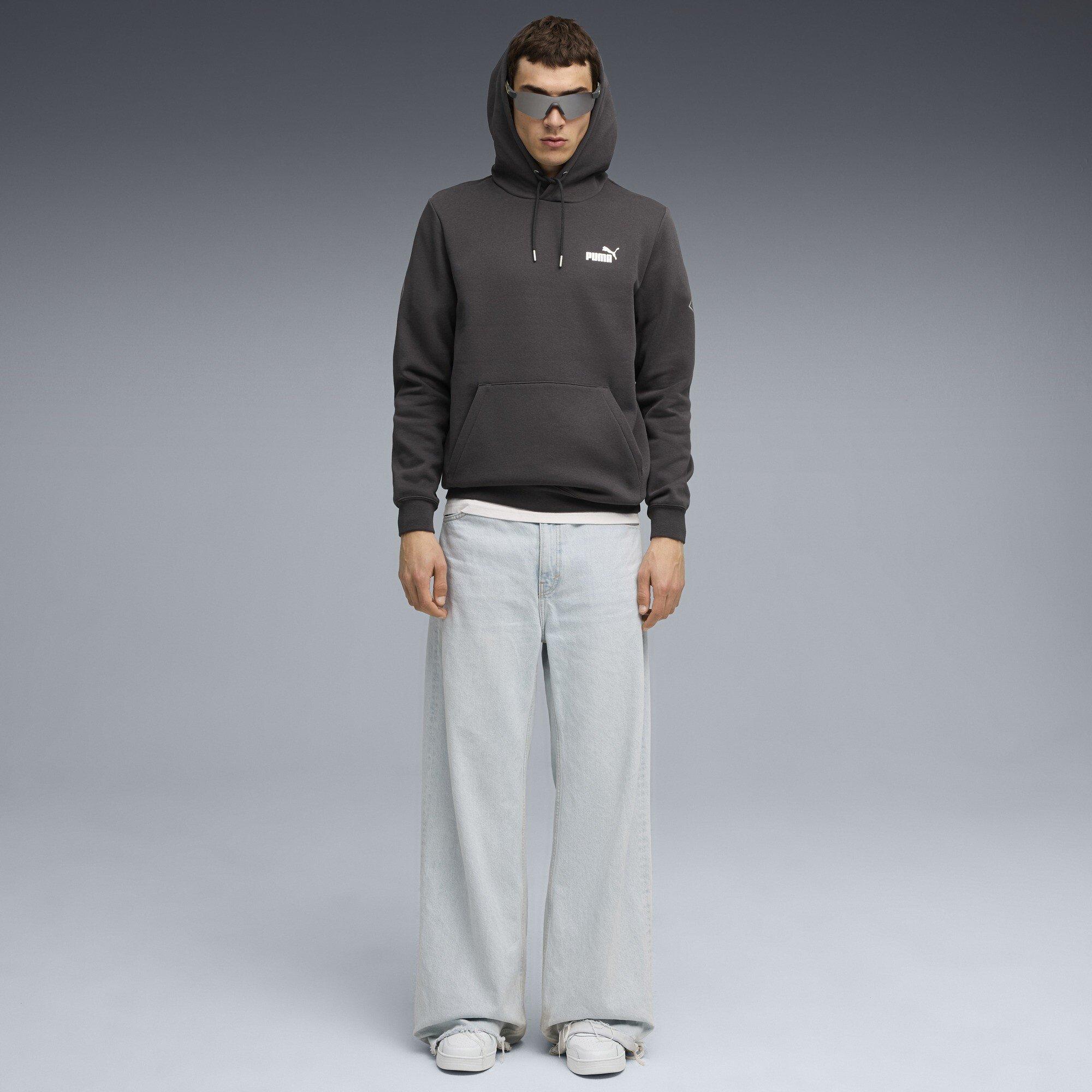 Gris Foncé - Puma - Men's Maximal Metallic Overhead Hoodie - 5