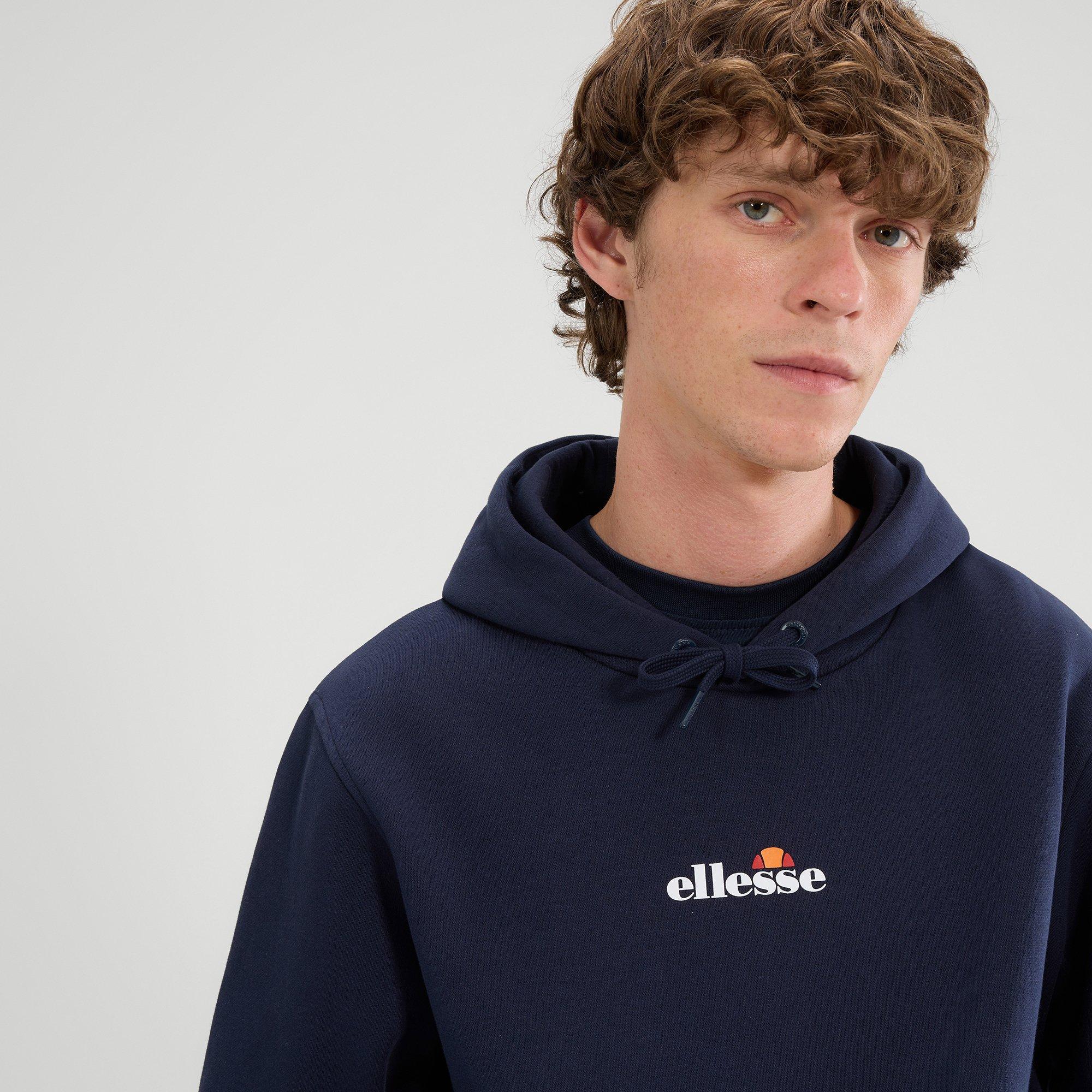 Navy - Ellesse - Men's Pershuta Pull Over Hoodie - 4