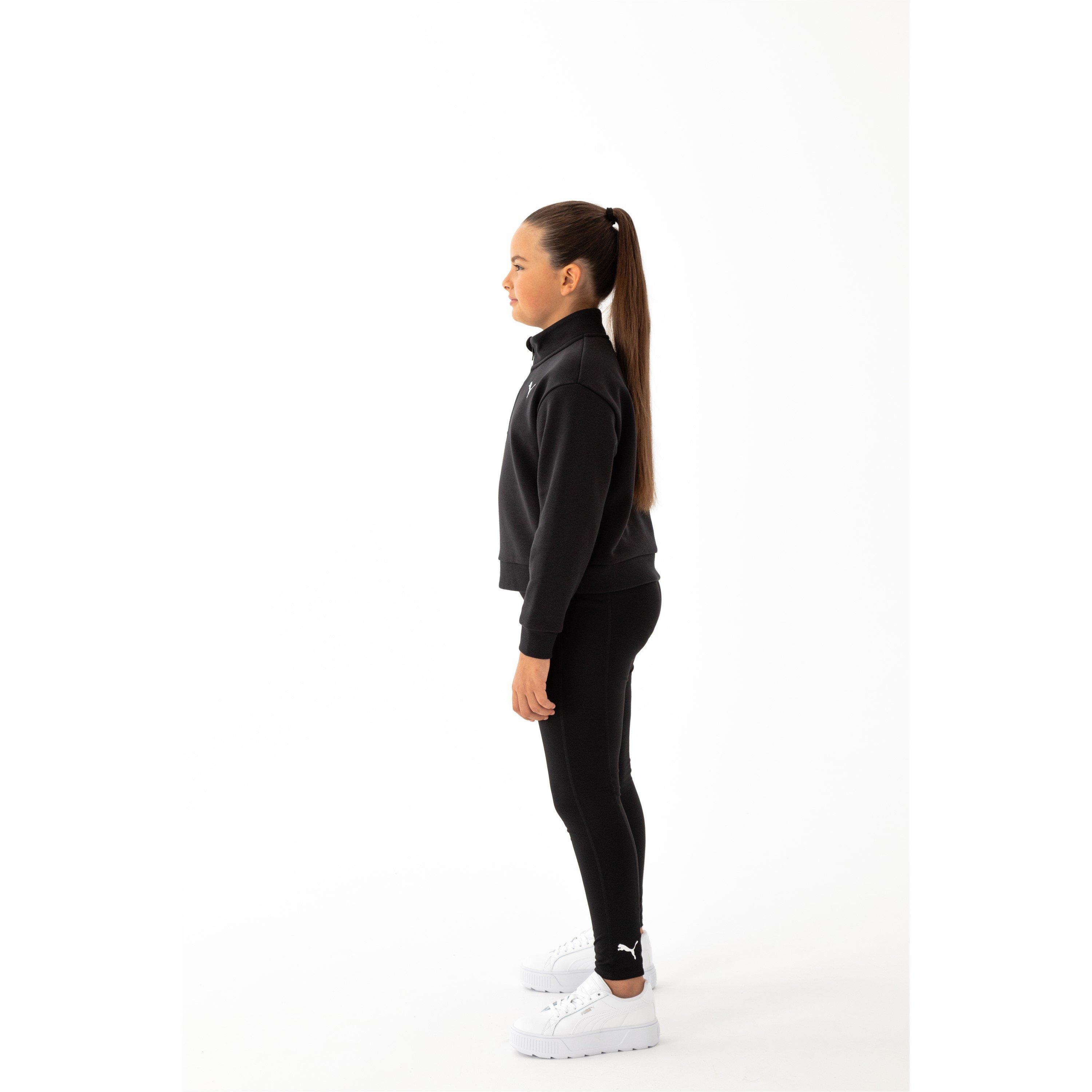 HALVE RITS ZWART - Puma - ESS+ Contrast Fleece Hoodie Junior - 3