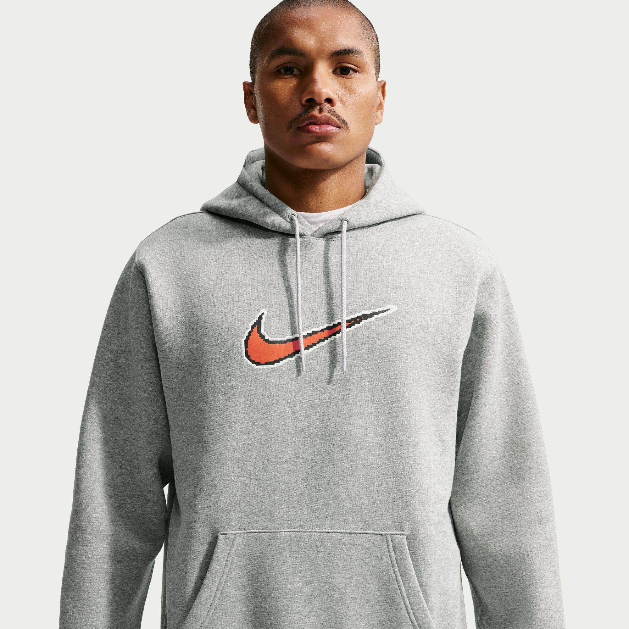 Dk Grey Heather - Nike - Nike M Nk Clb Bb Hdy Sn99 - 1