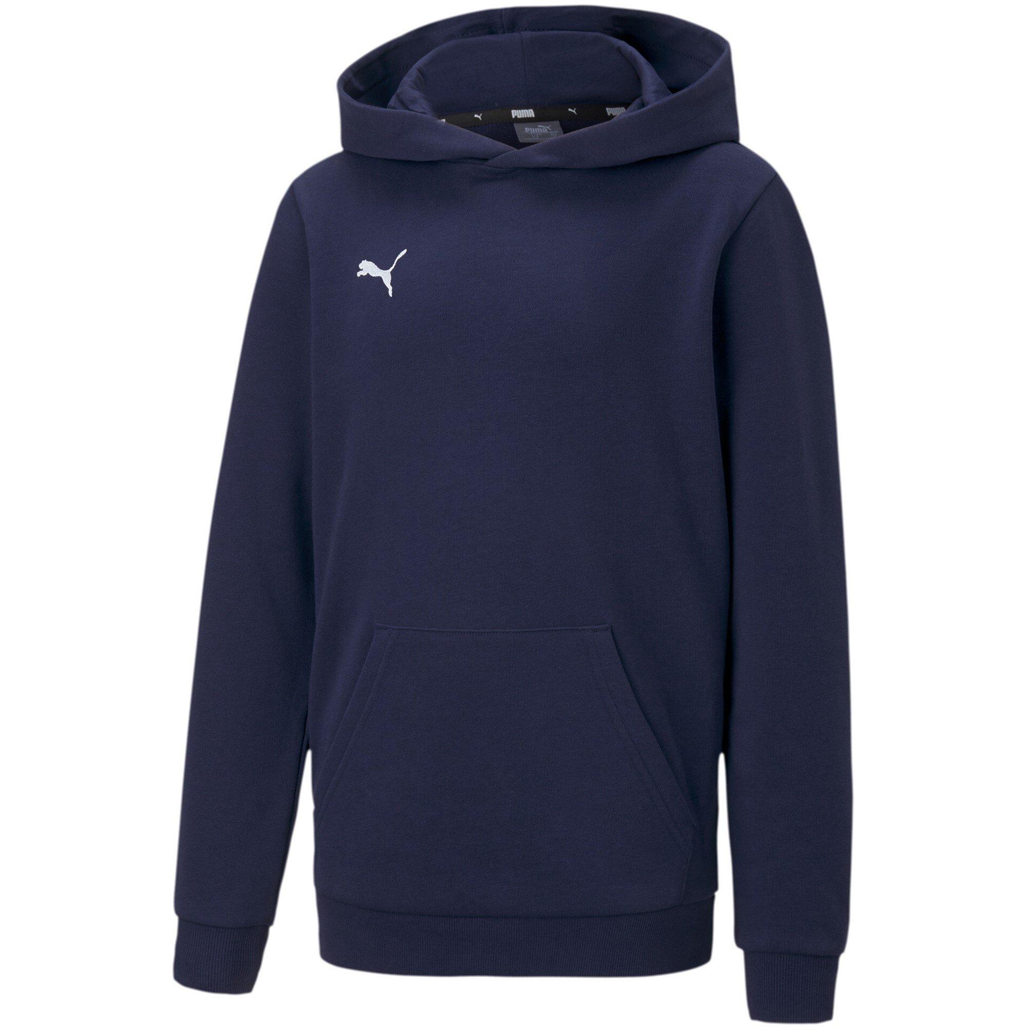 Puma Boys Teamgoal Casuals Hoodie - Peacoat - 7-8 (S)