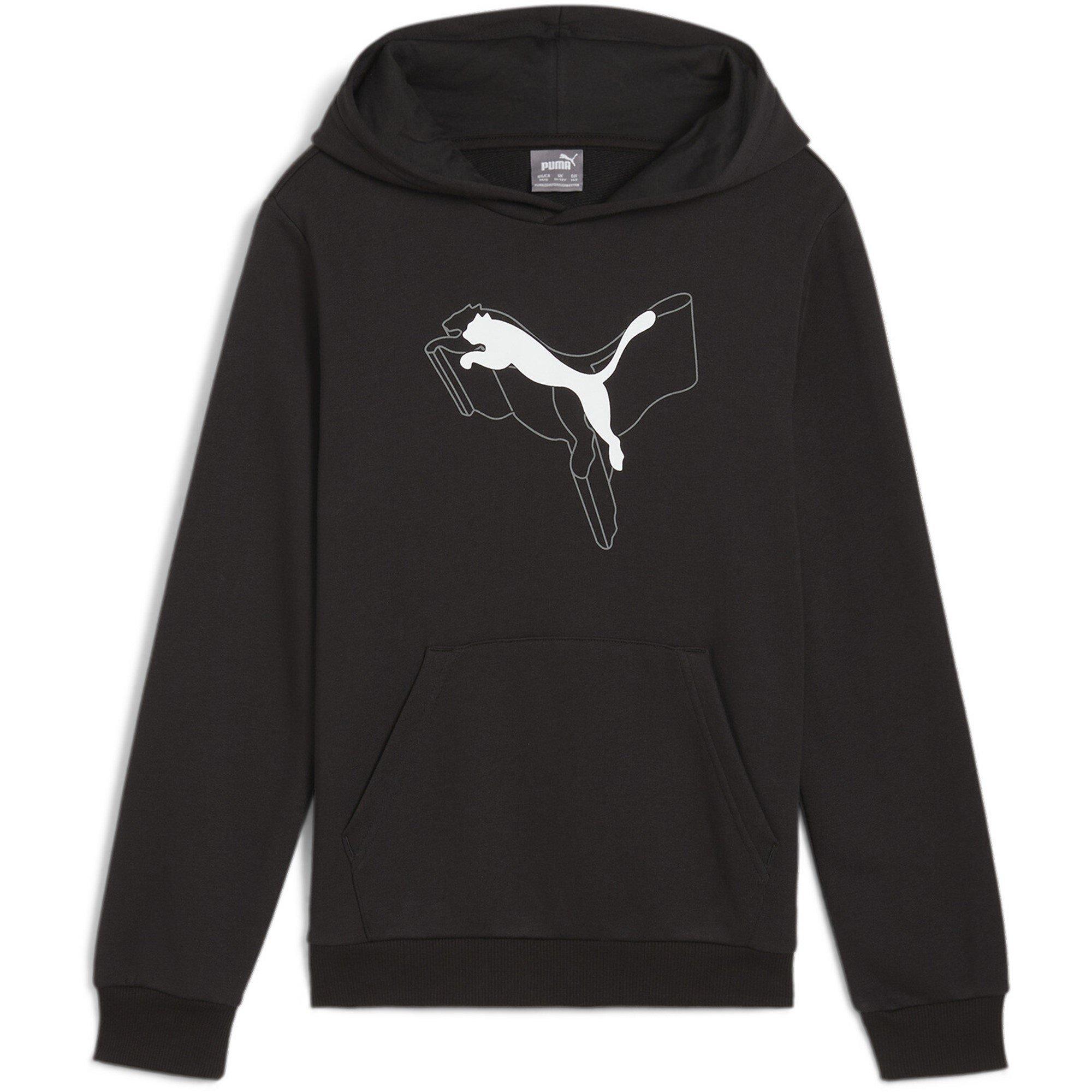 Puma Black - Puma - Unisex Kids' Essentials Hoodie - 1