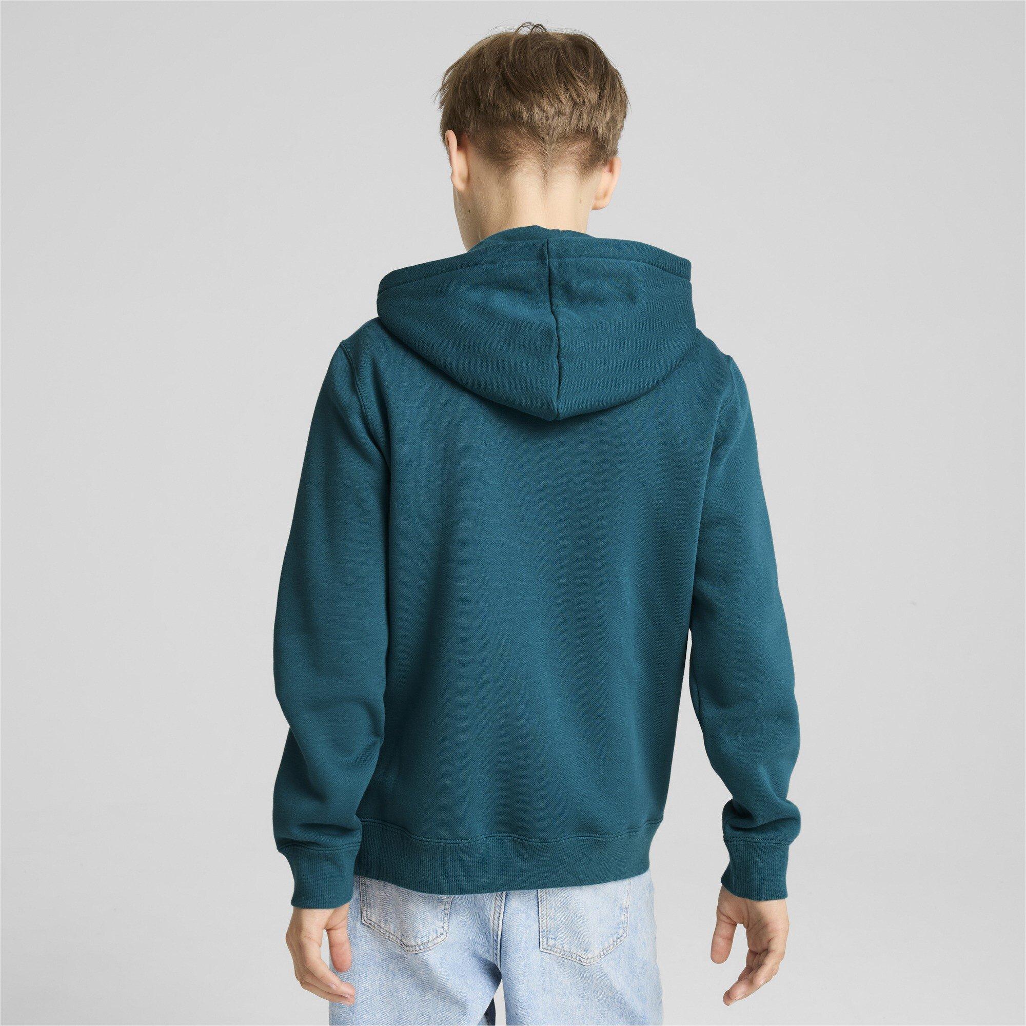 Groen - Puma - Unisex Kids' Squad Hoodie - 3