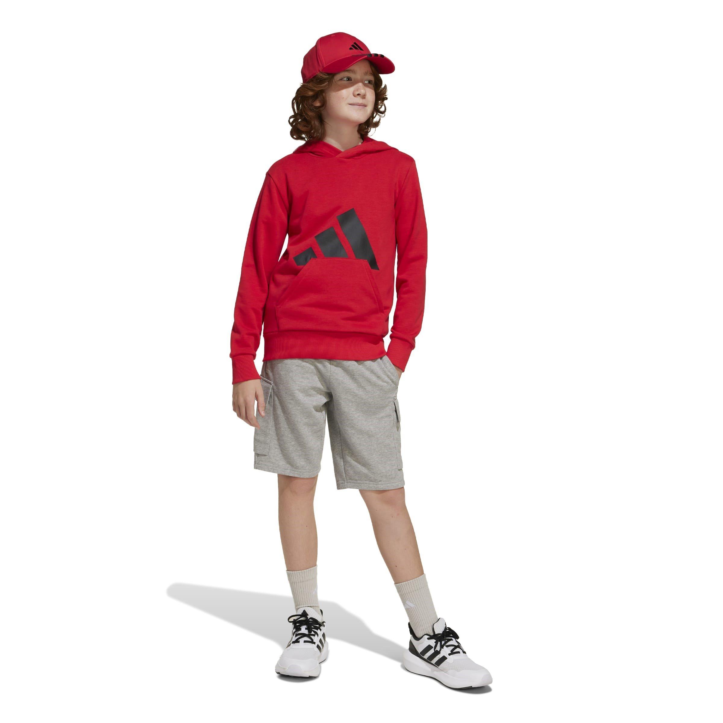 Red/Black - adidas - Essentials Hoodie Juniors - 6