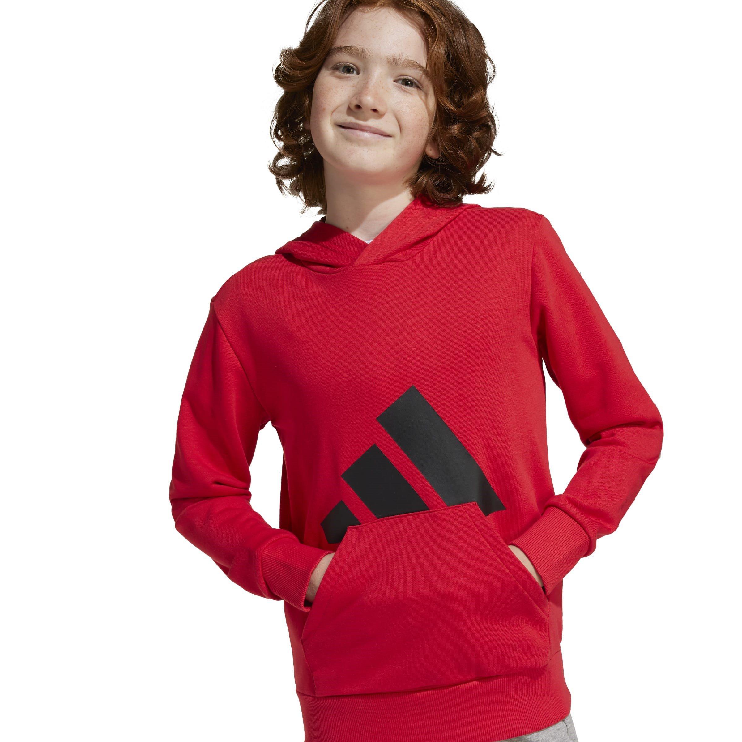Red/Black - adidas - Essentials Hoodie Juniors - 8