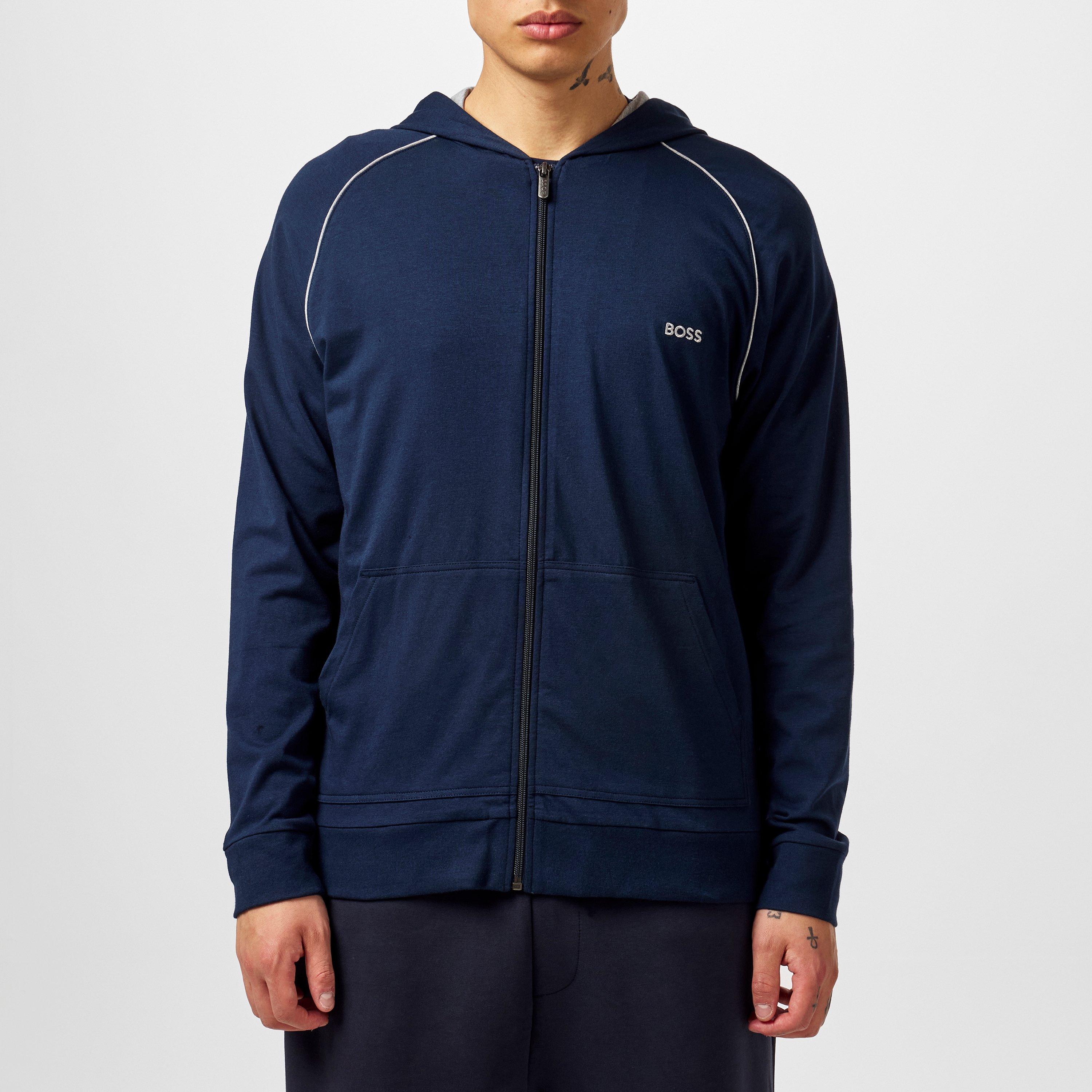 Dark Blue 403 - Boss - Men's MixMatch Zipped Hoodie, Full-Zip Closure - 3