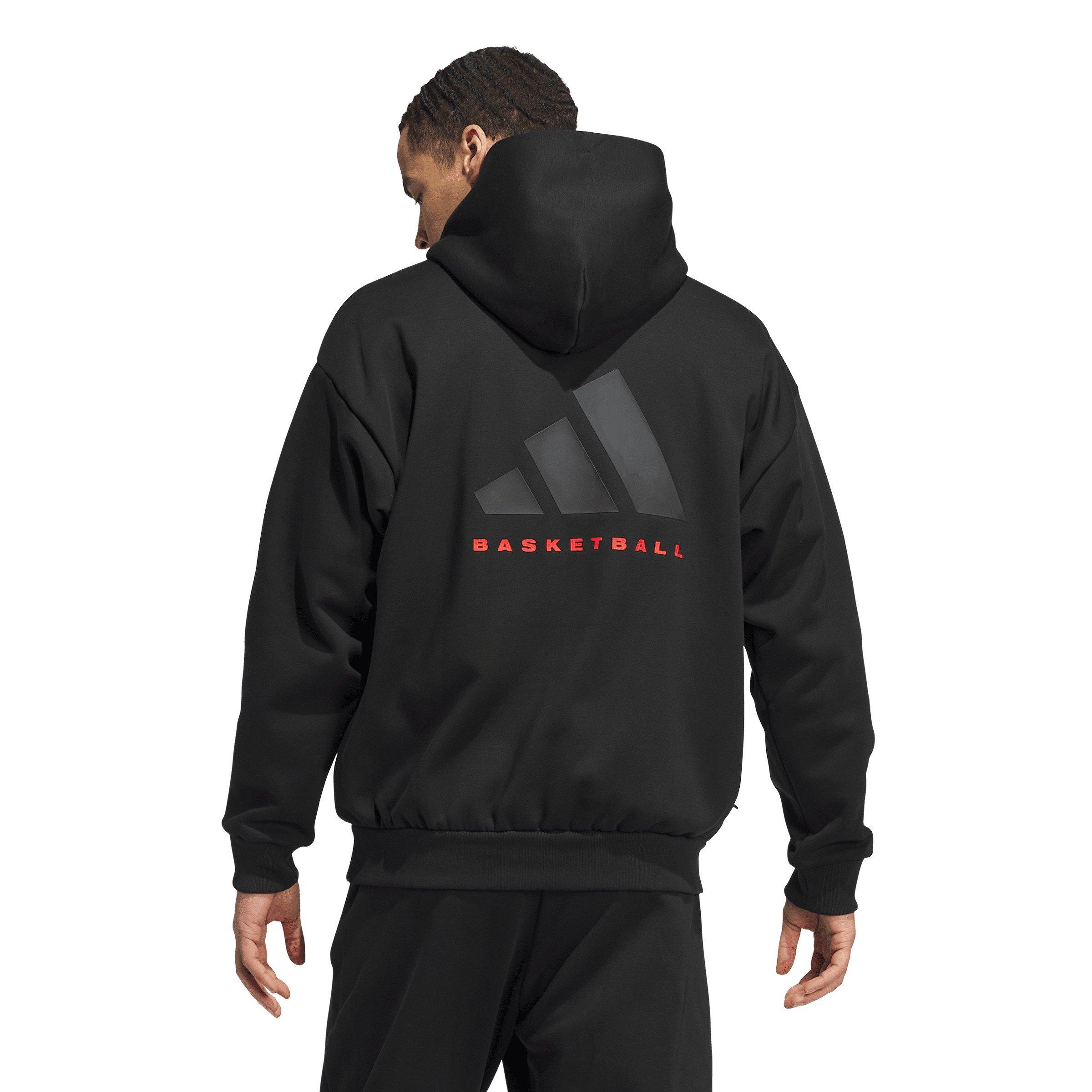 Zwart - adidas - One Fl Hoody Unisex Adults - 6