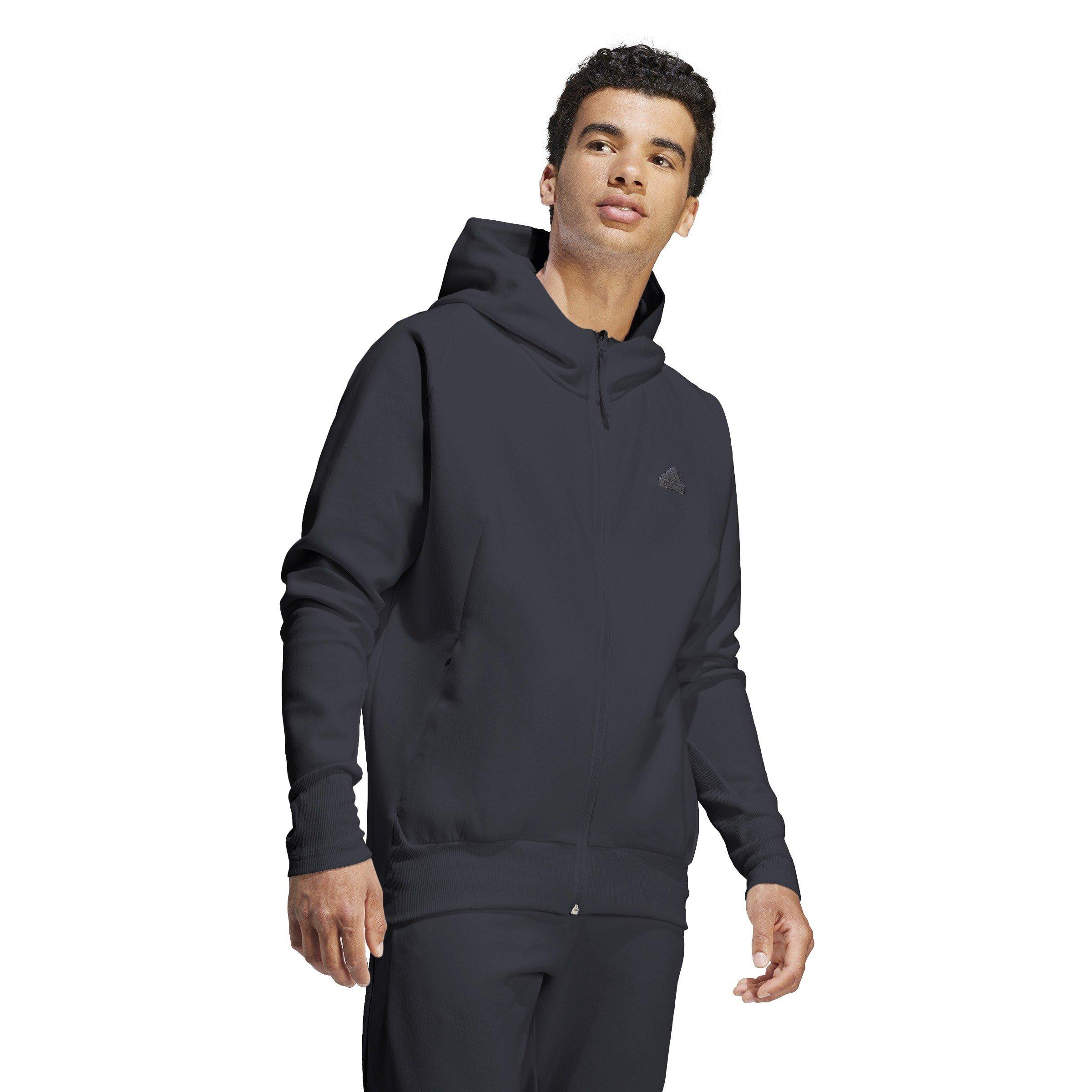 Black - adidas - Men's Z.N.E. Full-Zip Hoodie - 2