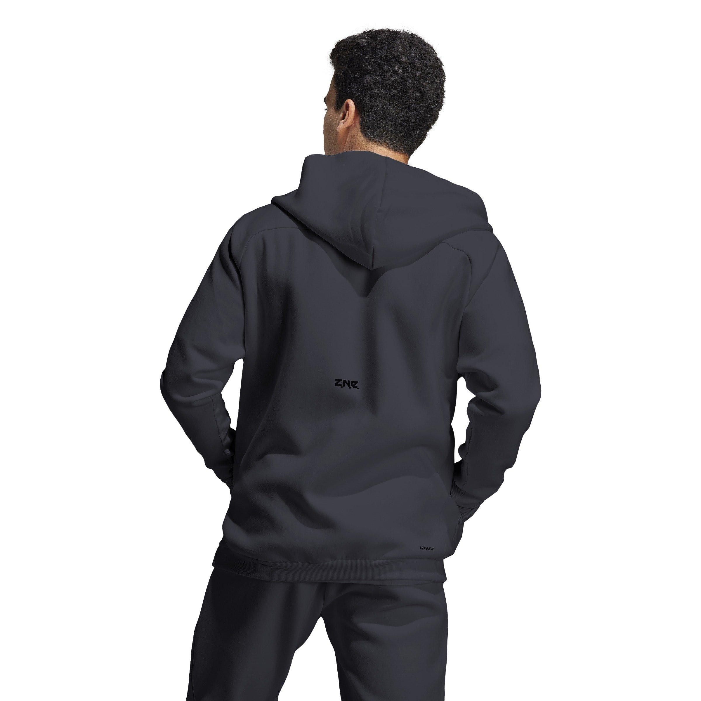 Black - adidas - Men's Z.N.E. Full-Zip Hoodie - 3