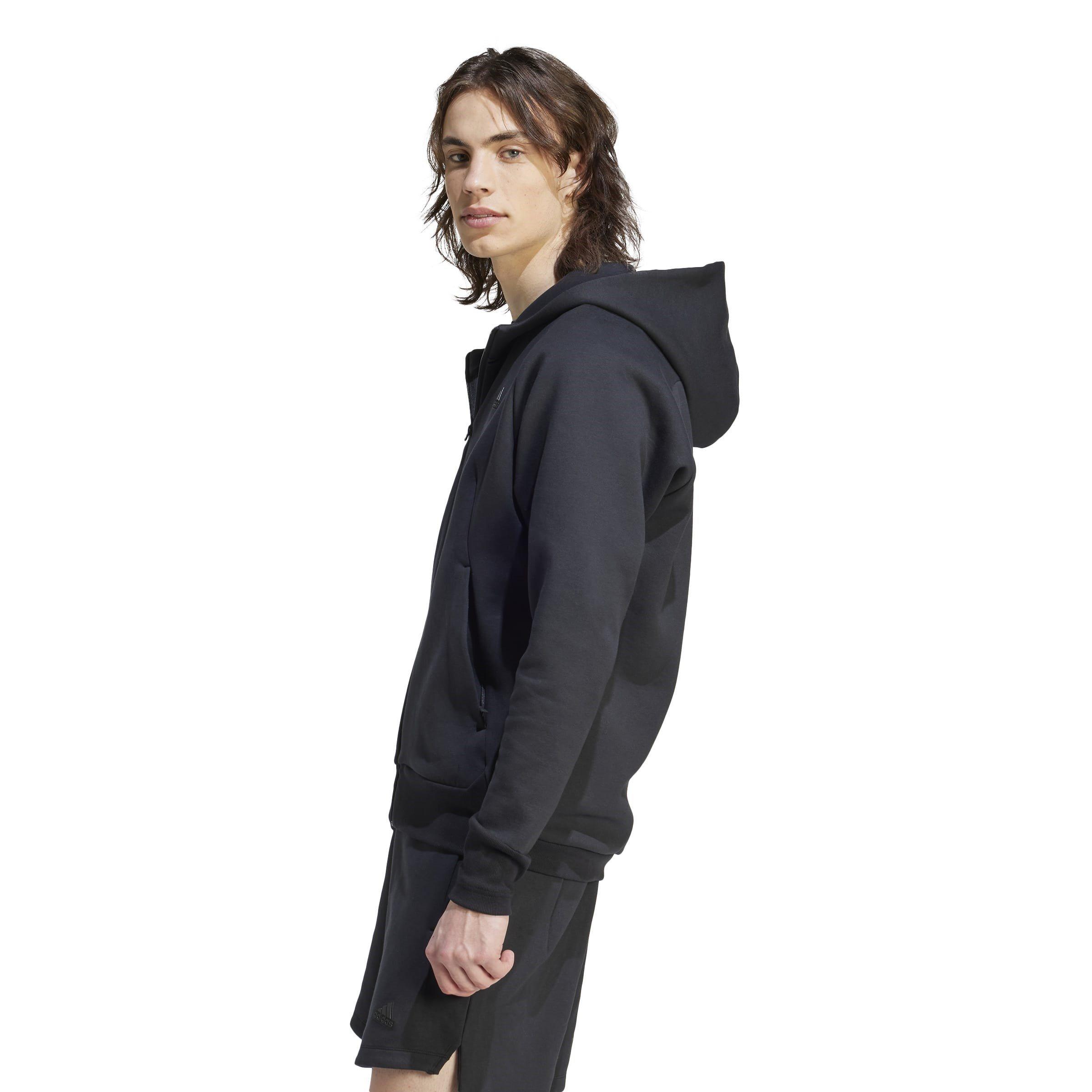 Black - adidas - Men's Z.N.E. Full-Zip Hoodie - 5