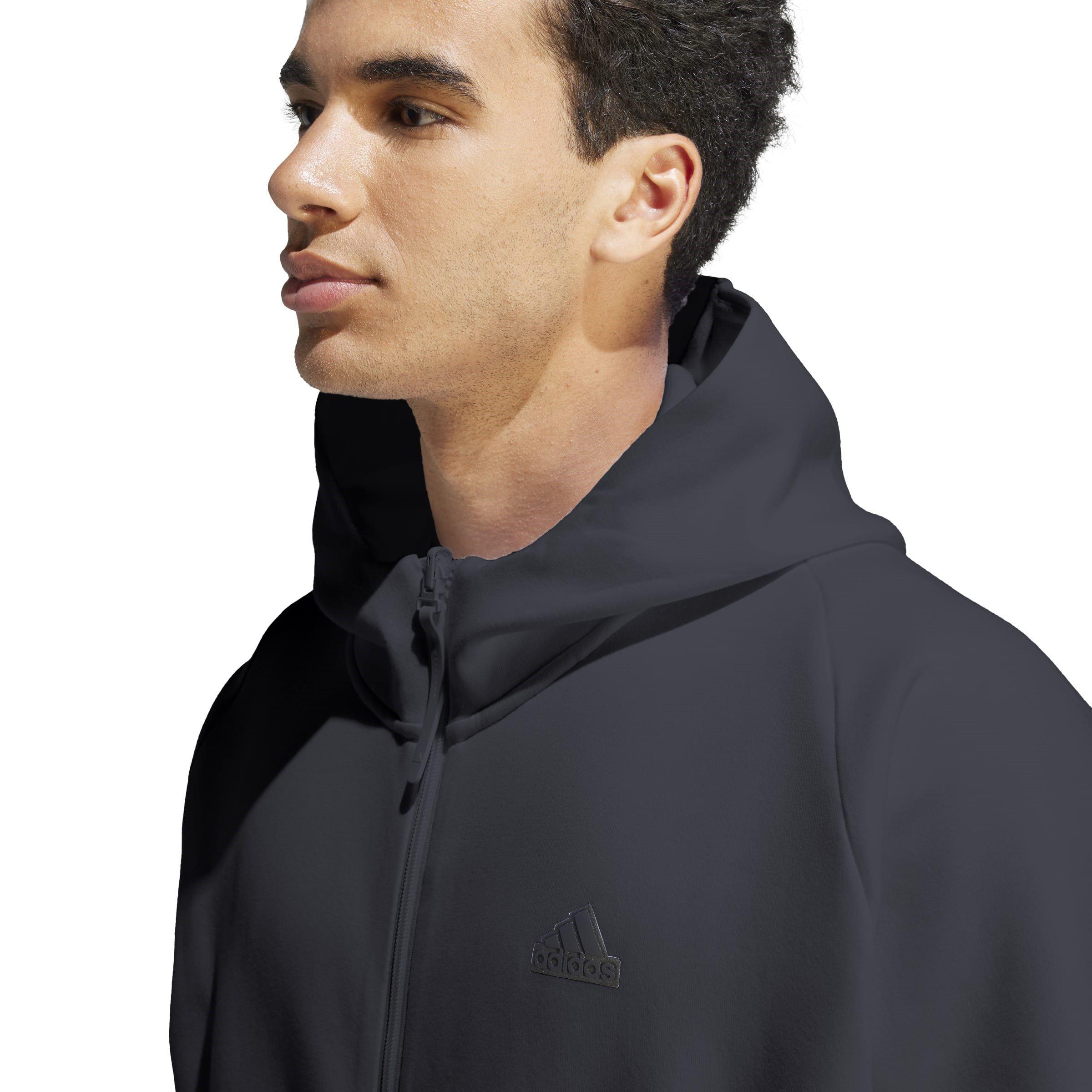 Black - adidas - Men's Z.N.E. Full-Zip Hoodie - 6