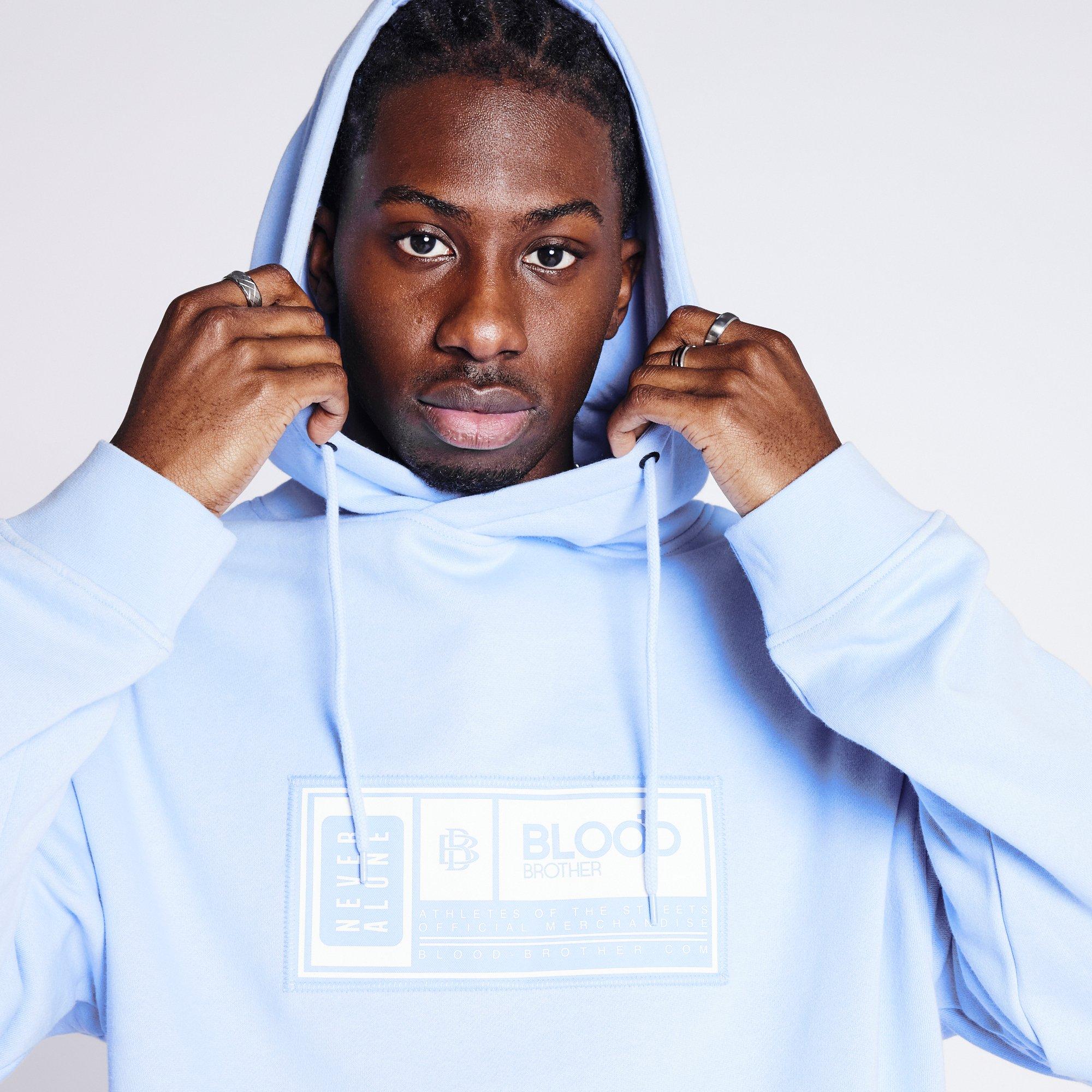 Støvet Blå - Blood Brother - Badged Hoodie - 2