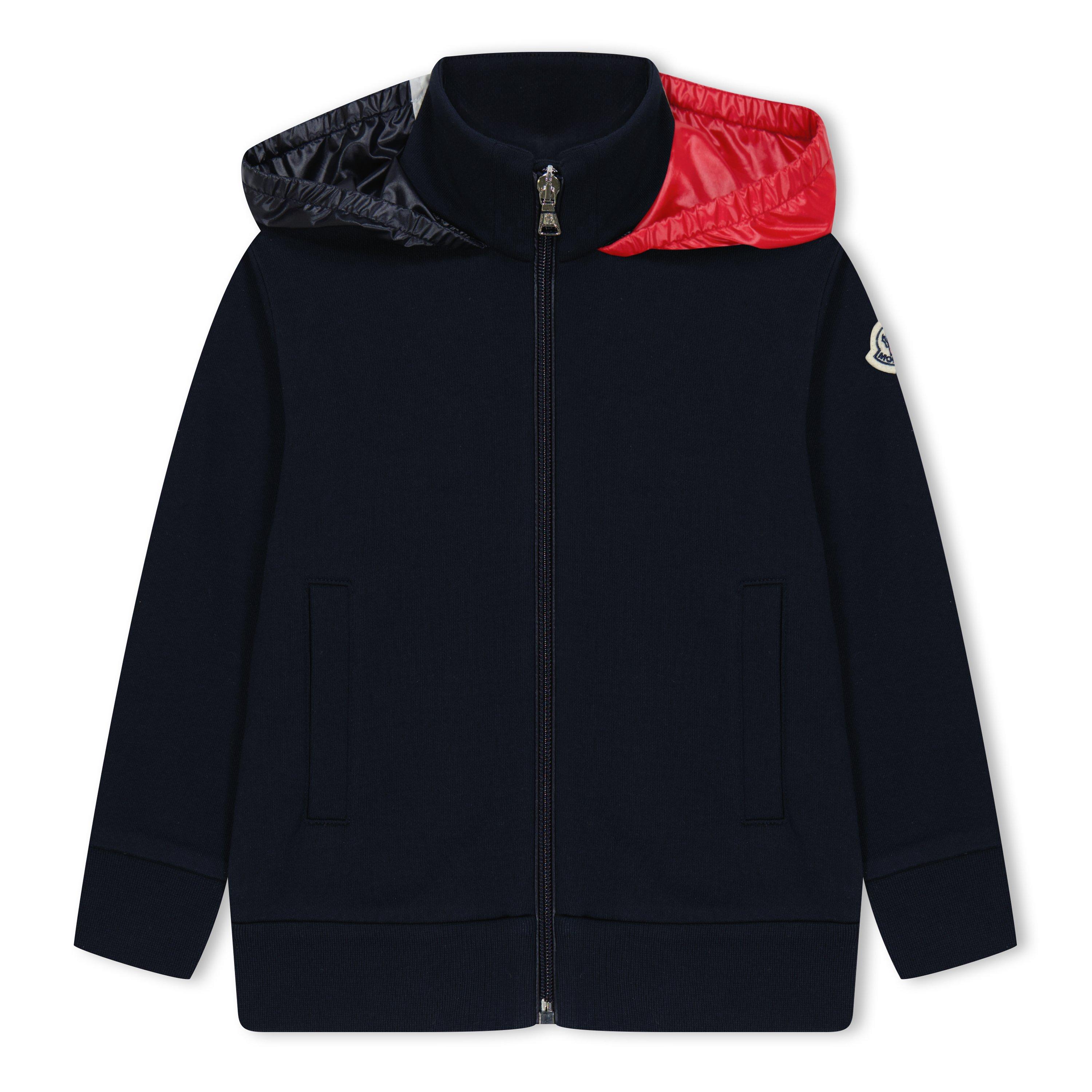 Moncler Zip-Up Hoodie Junior - Navy 778 - Size 4Y