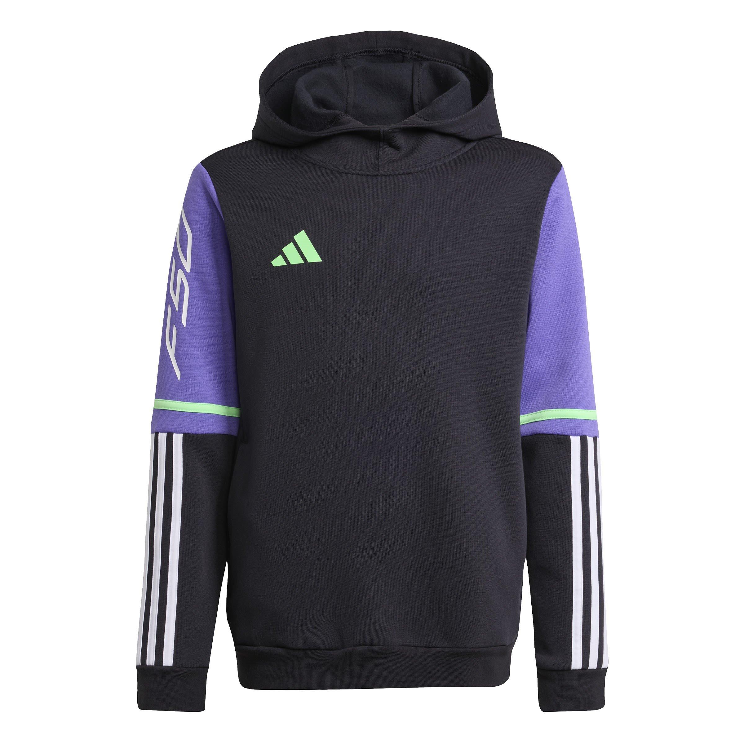 Black/Purple - adidas - F50 Training Hoodie Juniors - 1