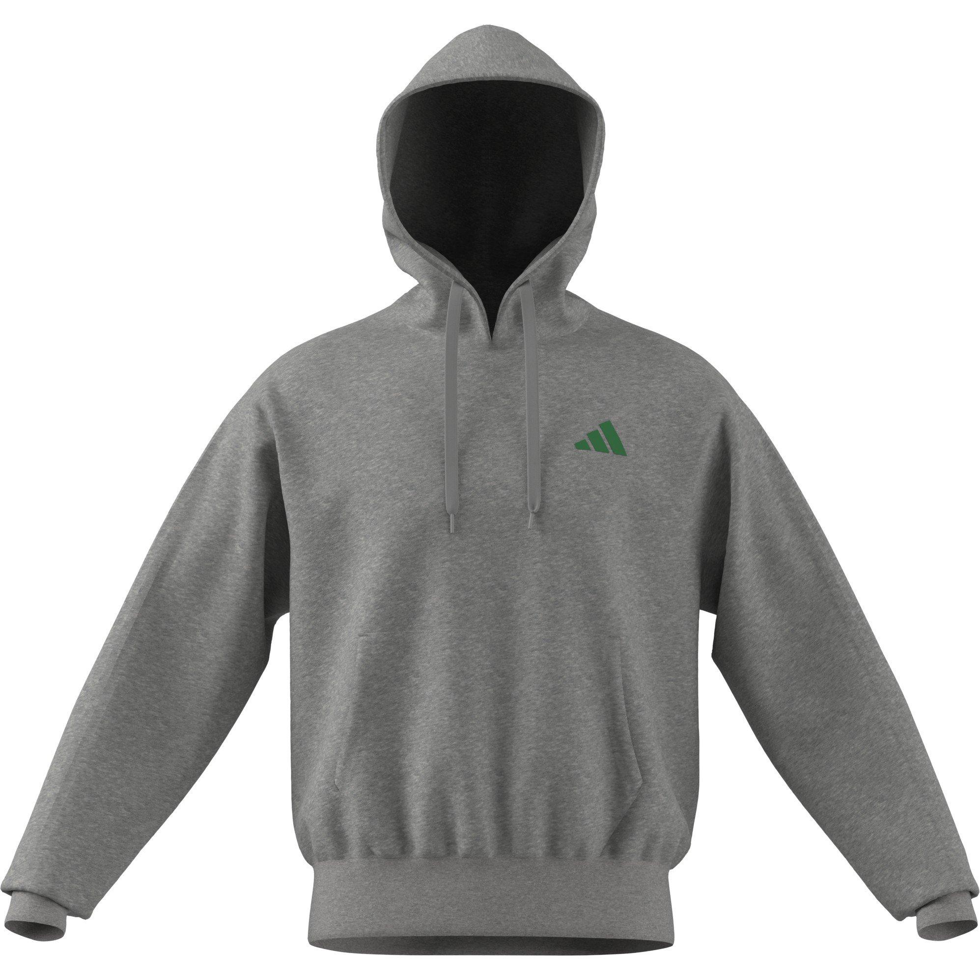 Adidas  Adults Paris Metro Overhead Hoodie - Med Grey Heath - M