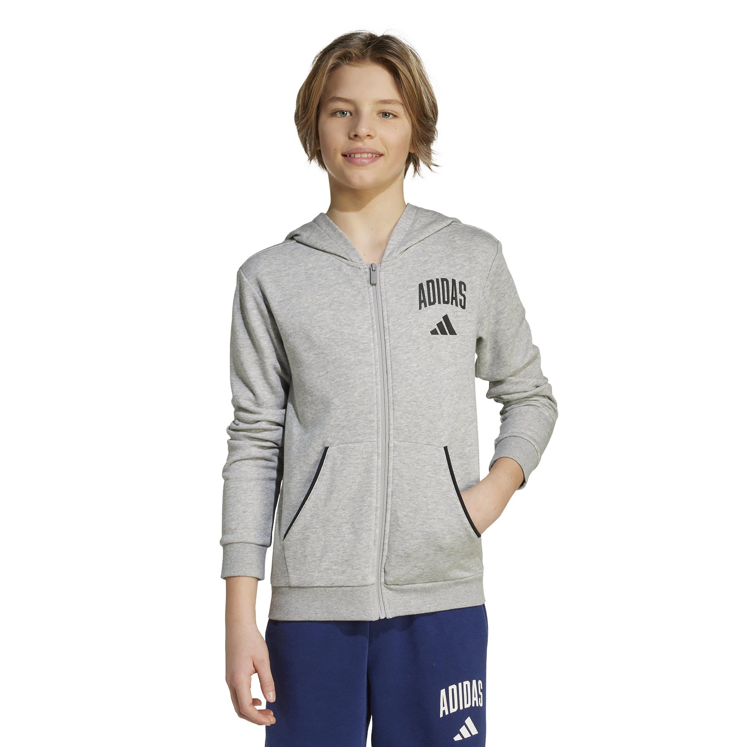 Grey/Black - adidas - Unisex Kids' Hoodie - 4