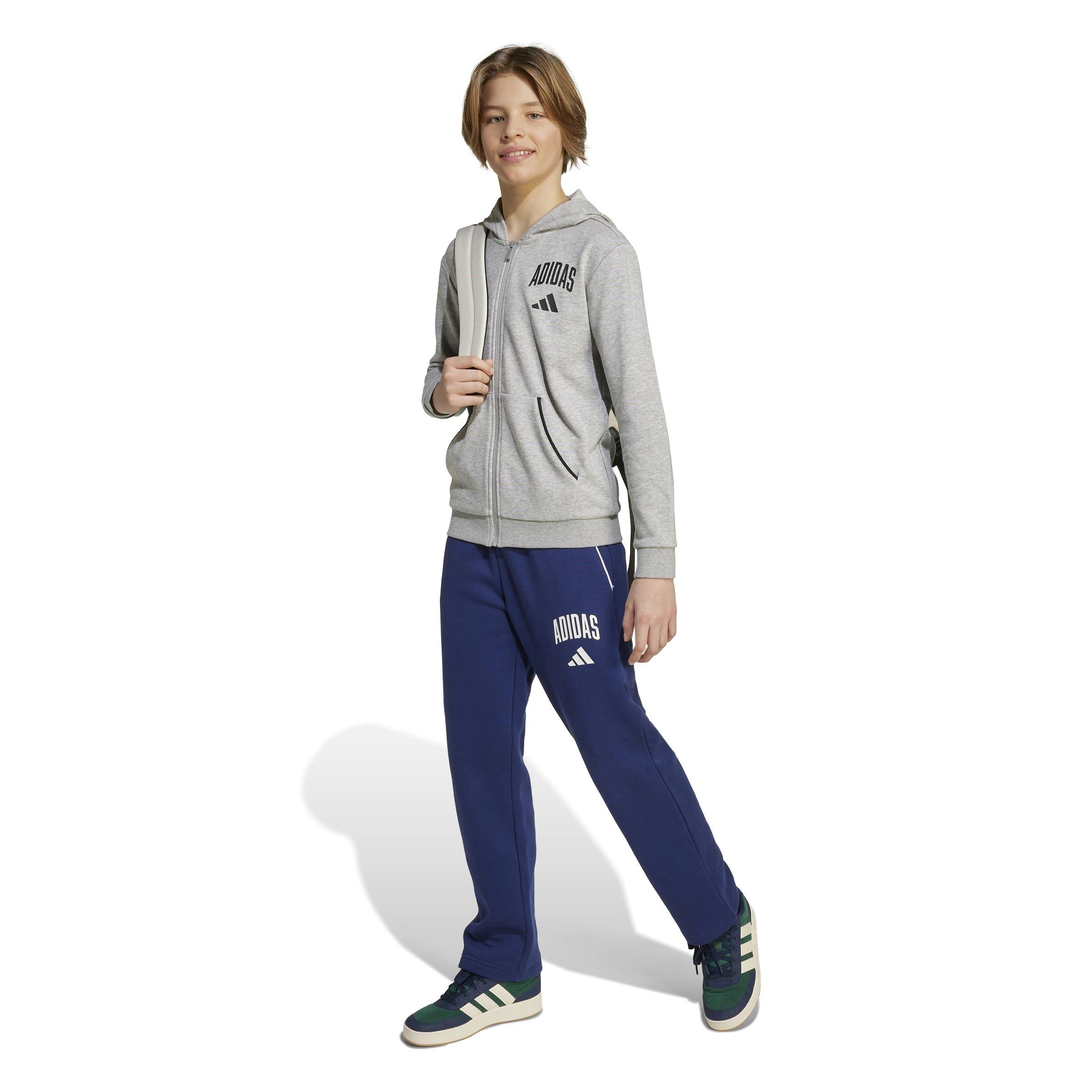 Grey/Black - adidas - Unisex Kids' Hoodie - 6