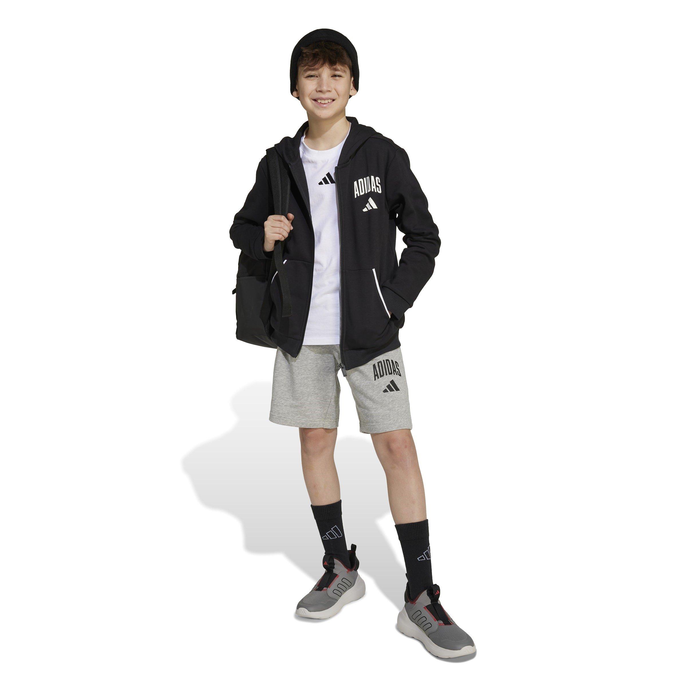 Black/White - adidas - Kids' Hoodie - 6