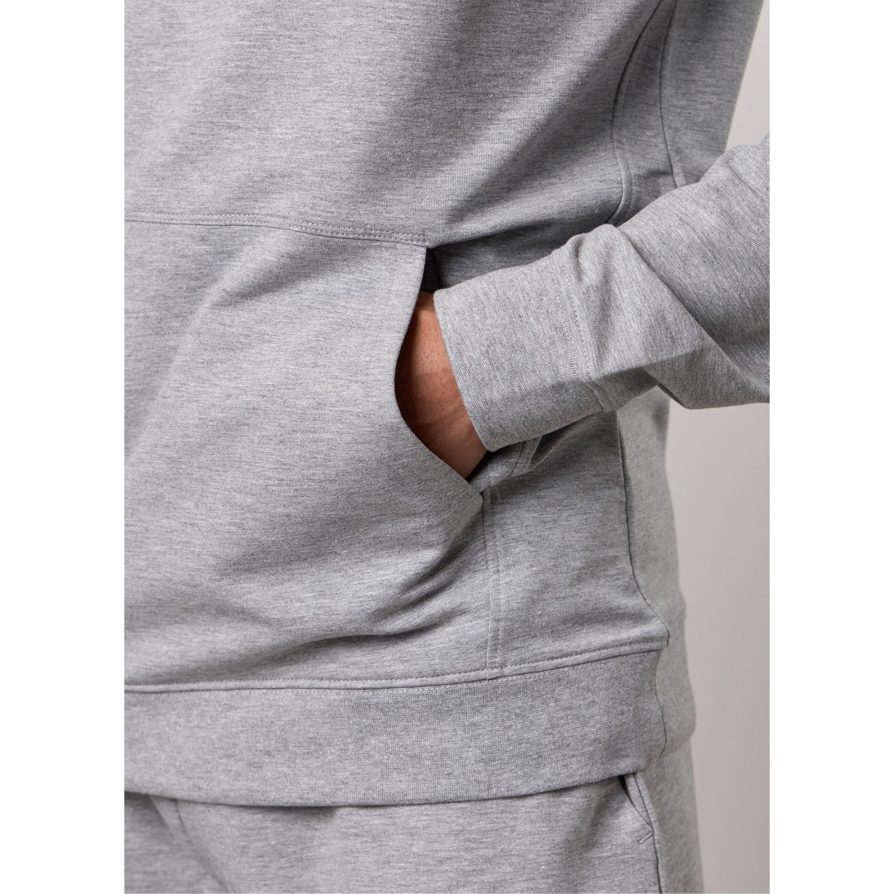 Grey Marl - Gym King - Gym King Victory Loopback Hood - Black - 5