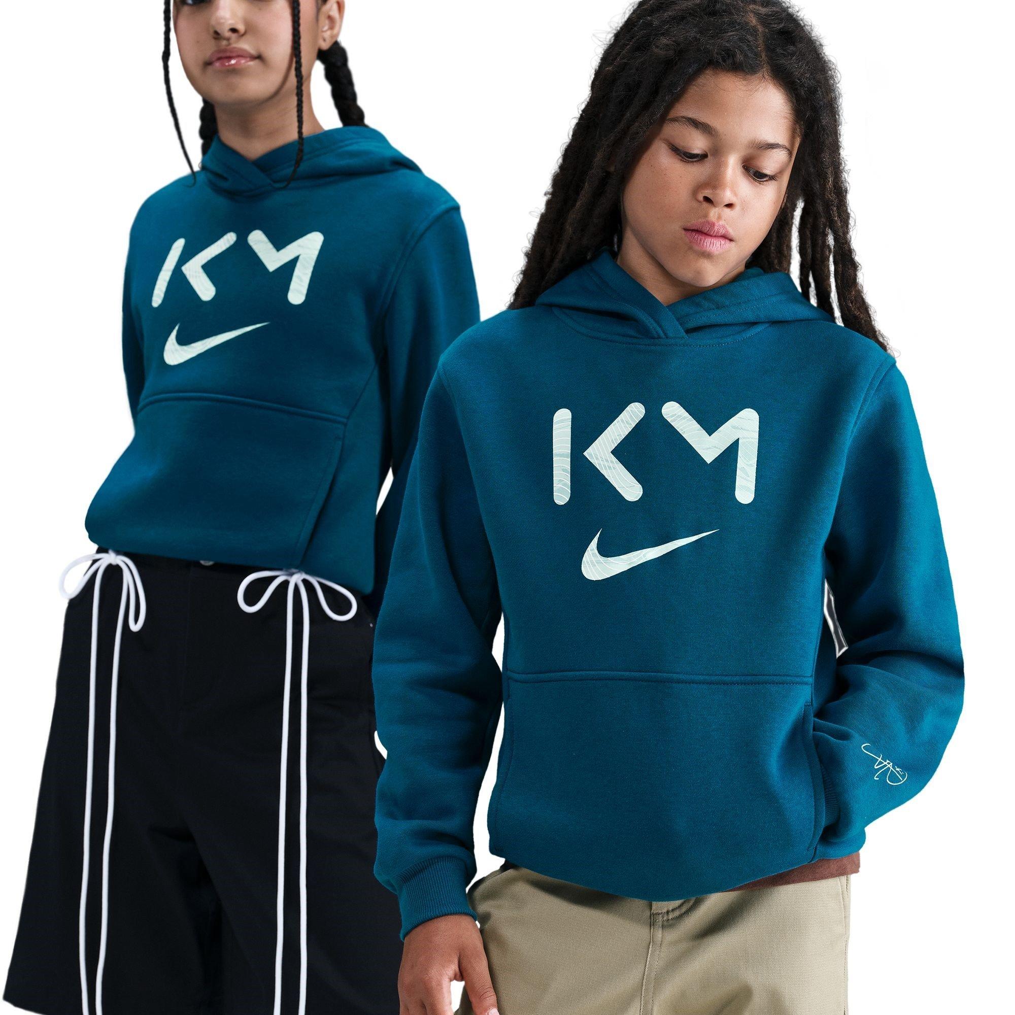 Nike Boys Km Flc Hd Jn54 - Green Abyss - 13 (XL)