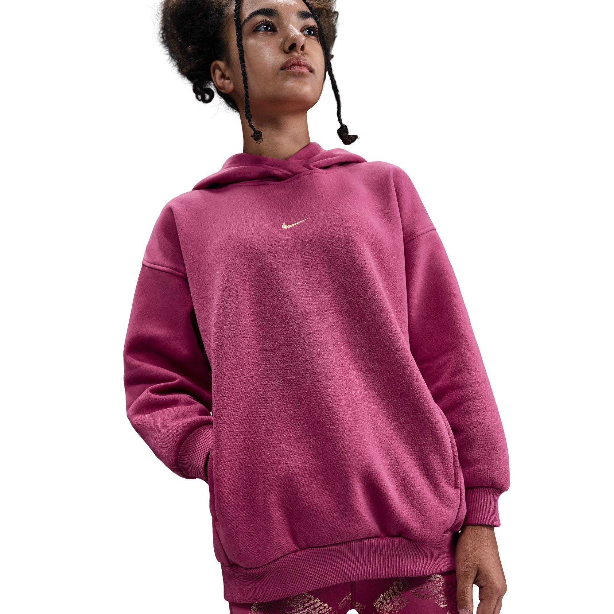 Nike Girls Oth Flc Hd Jn54 - Sweet Beet - 13 (XL)