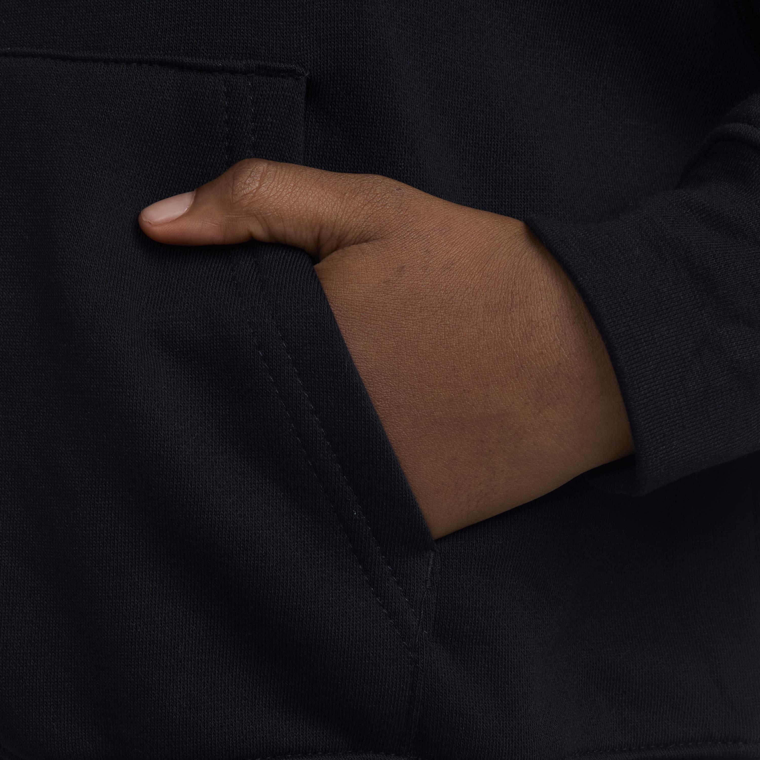 Black/White SL - Air Jordan - Cropped Hoodie - 4