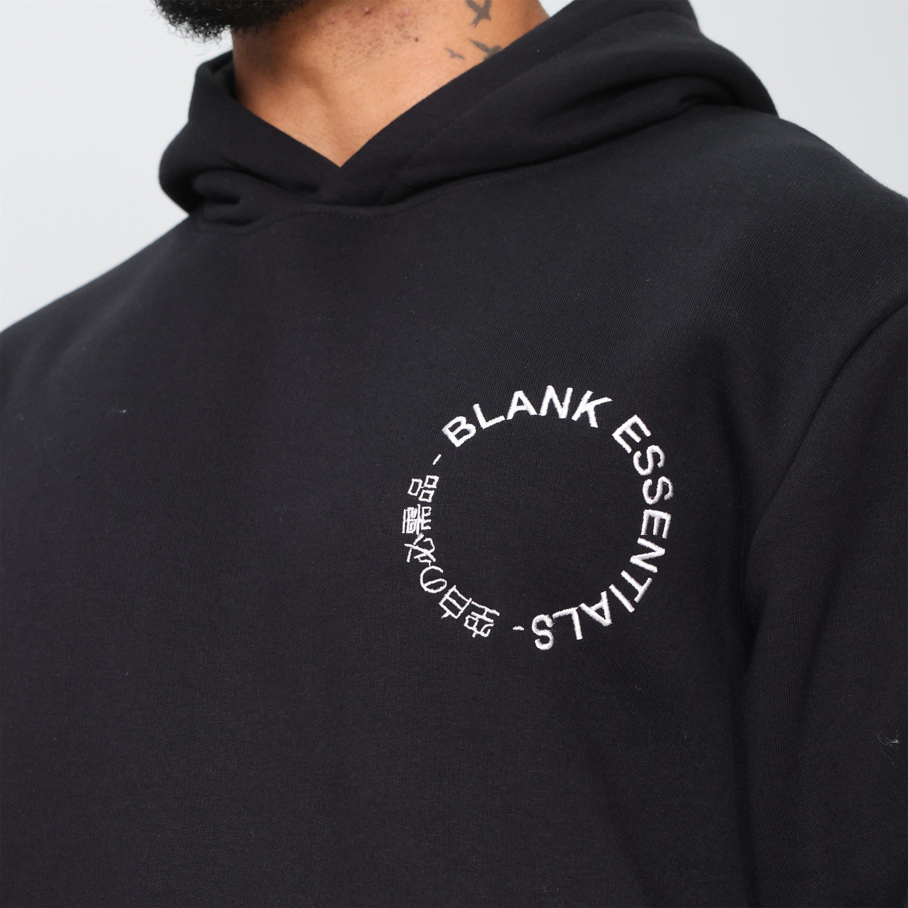 Schwarz - Blank Essentials - Circle Hoodie - 5